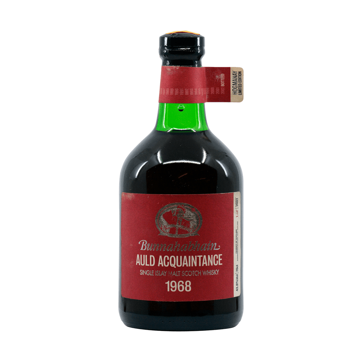 Bunnahabhain 1968 34 Year Old &#39;Auld Acquaintance&#39; 43.80%