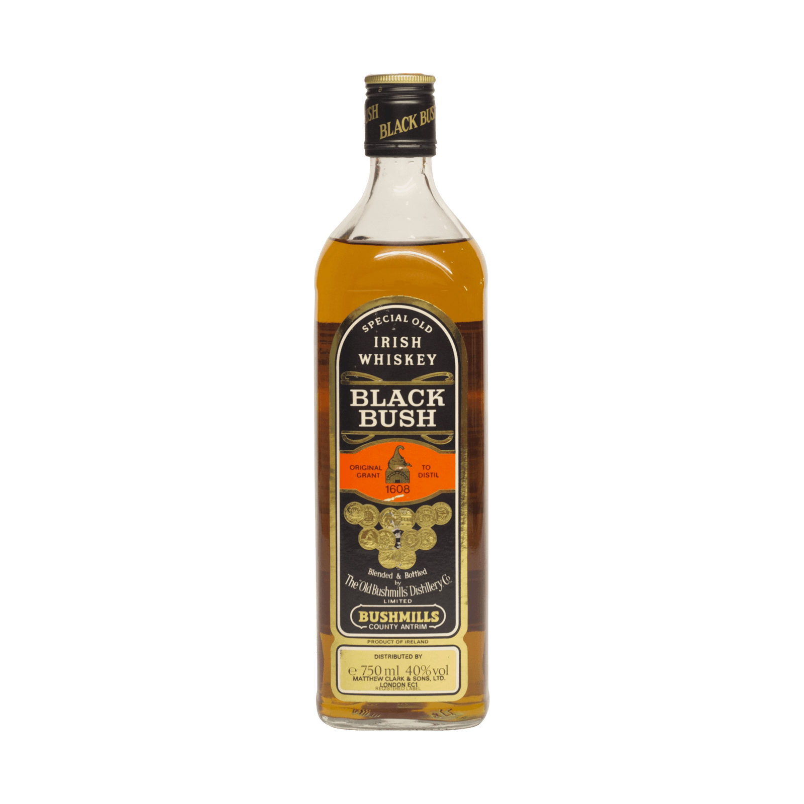 Black Bush Blended Grain Irish Whiskey 40.00%