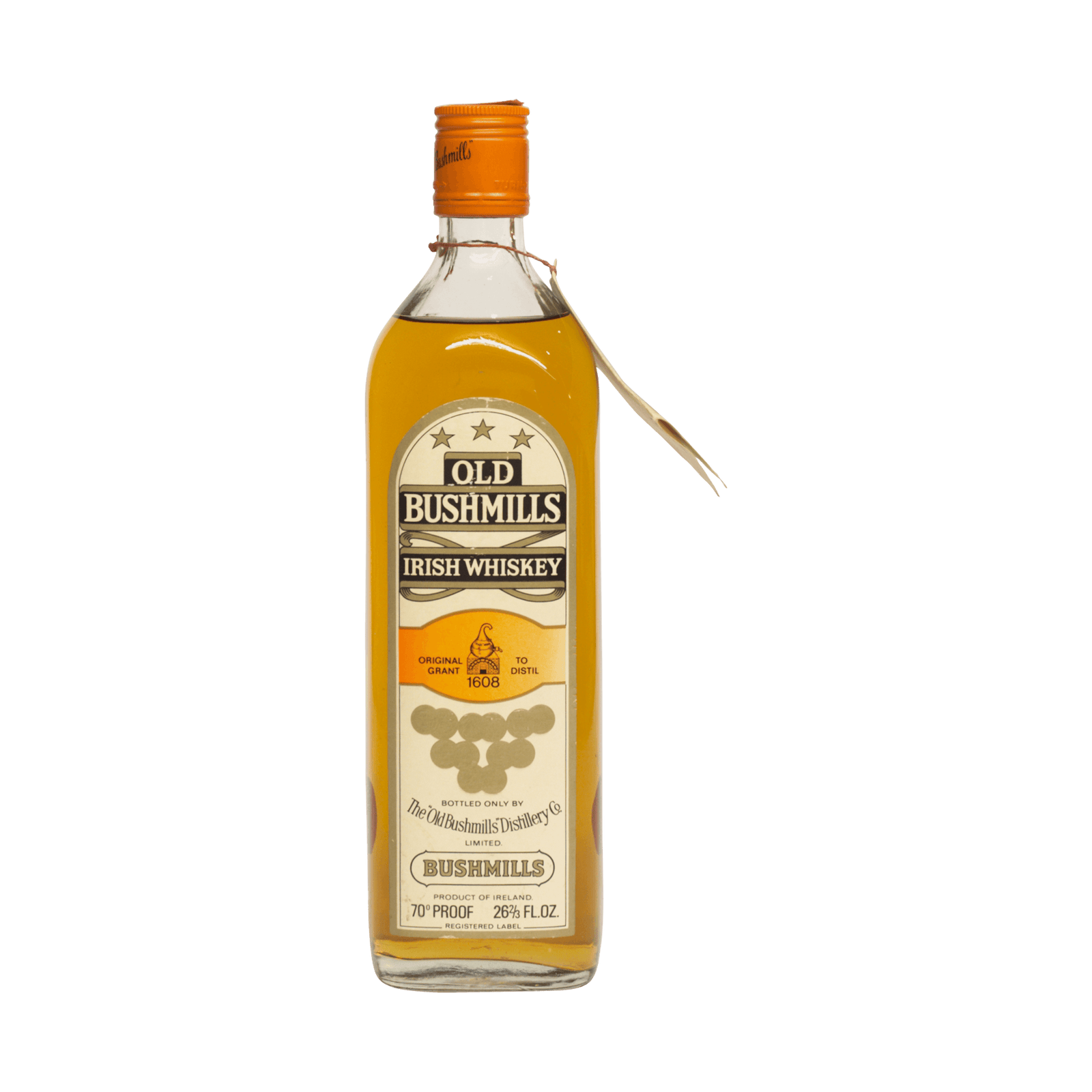Old Bushmills Blended Grain Irish Whiskey 70º proof