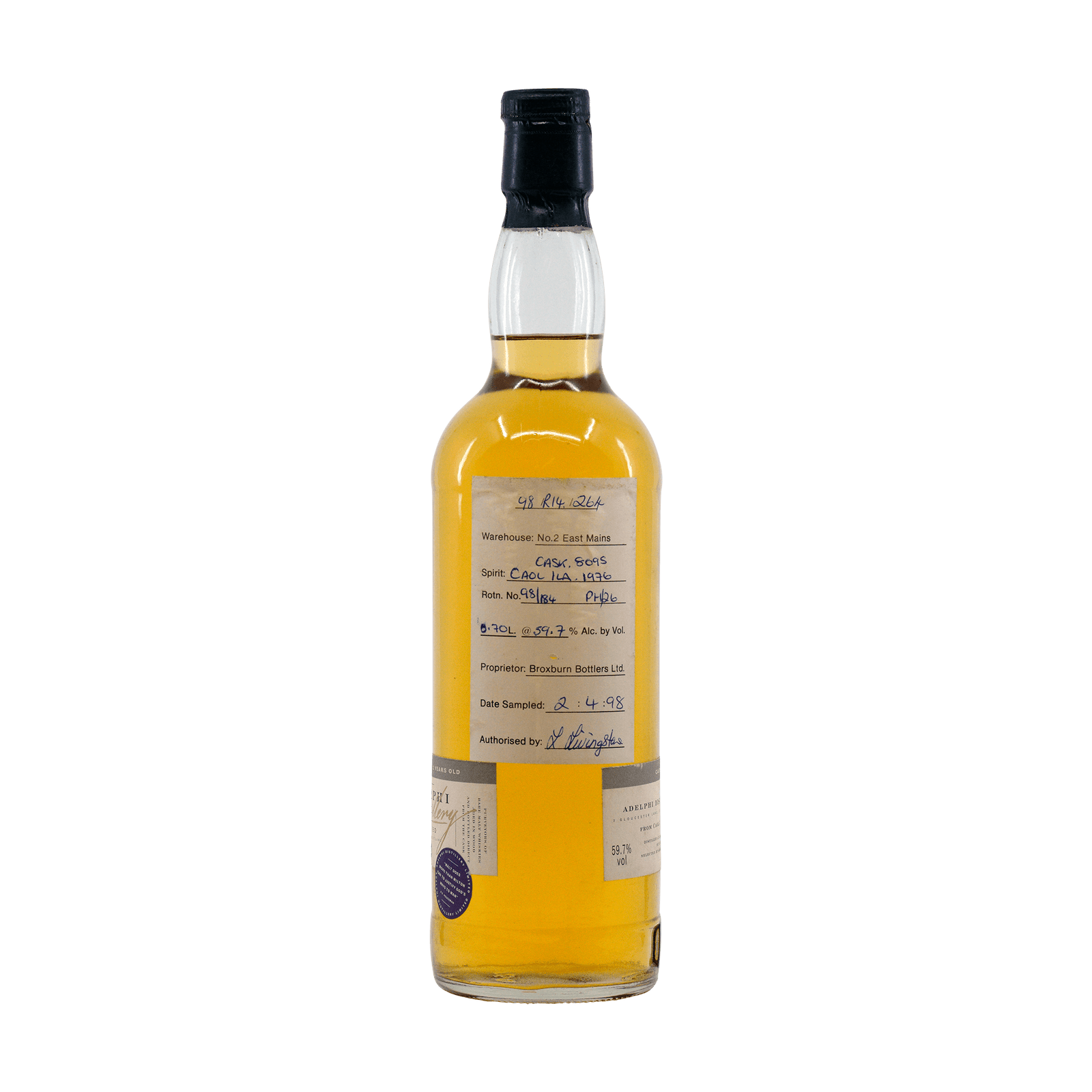 Caol Ila 1976 21 Year Old Adelphi 59.90%
