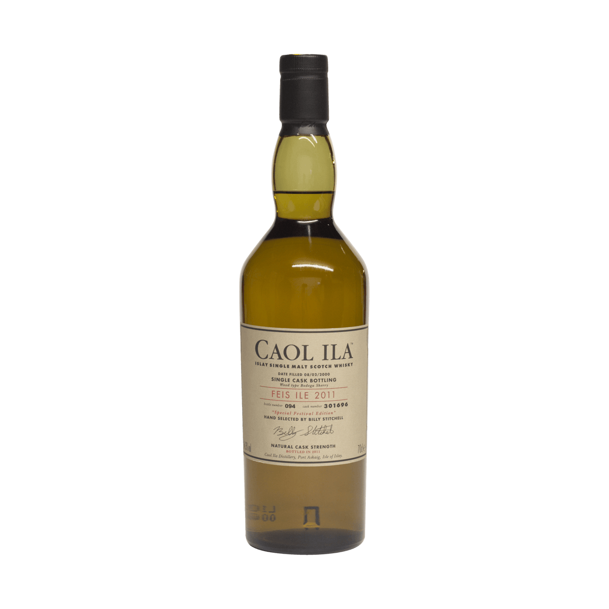 Caol Ila 2000 11 Year Old &#39;Feis Ile 2011&#39; Special Festival Edition 64.30%