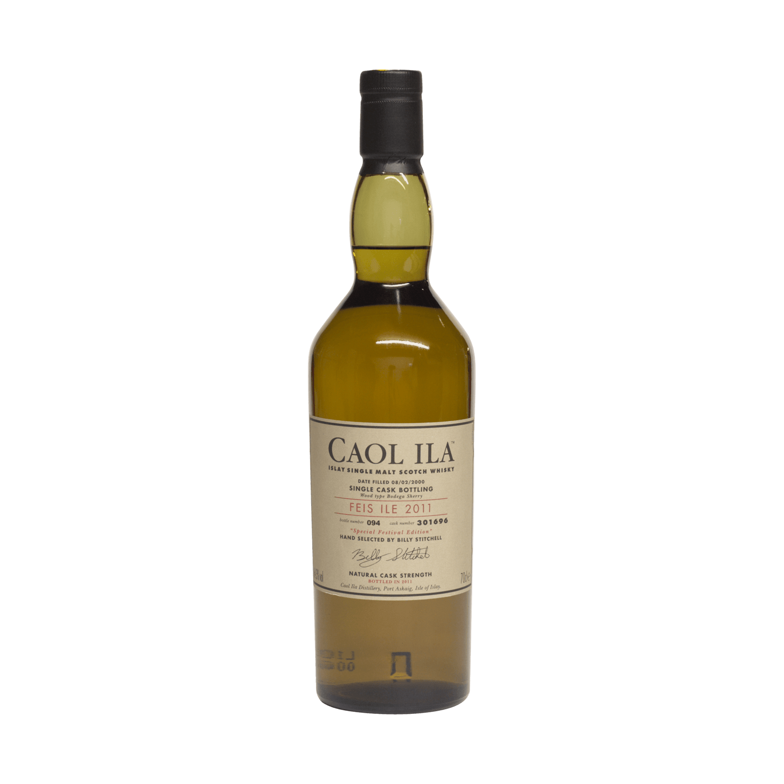 Caol Ila 2000 11 Year Old 'Feis Ile 2011' Special Festival Edition 64.30%