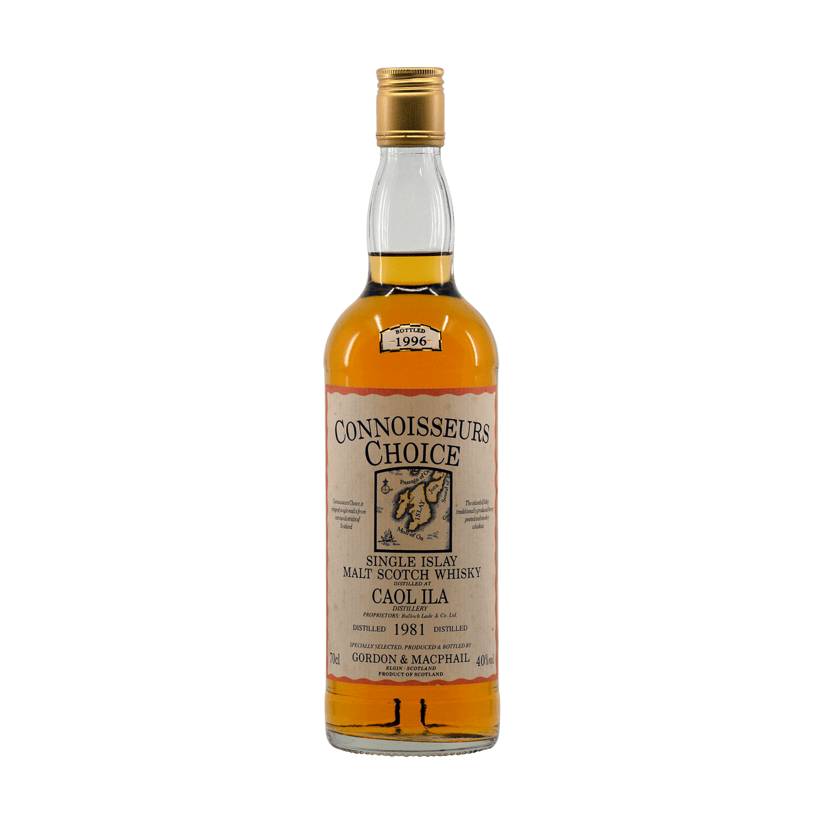 Caol Ila 1981 15 Year Old &#39;Connoisseurs Choice&#39; Gordon &amp; MacPhail 40.00%