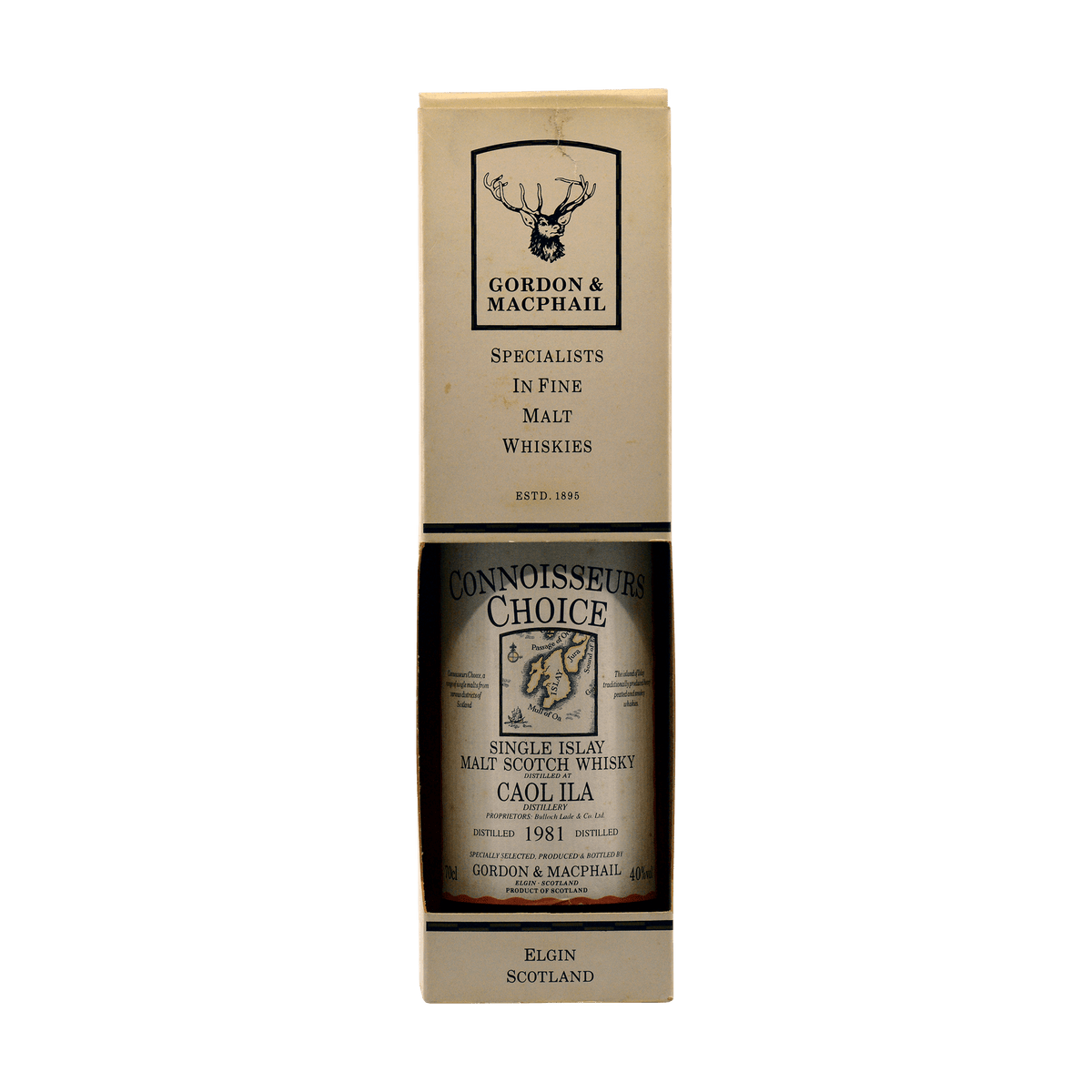 Caol Ila 1981 15 Year Old 'Connoisseurs Choice' Gordon & MacPhail 40.00%