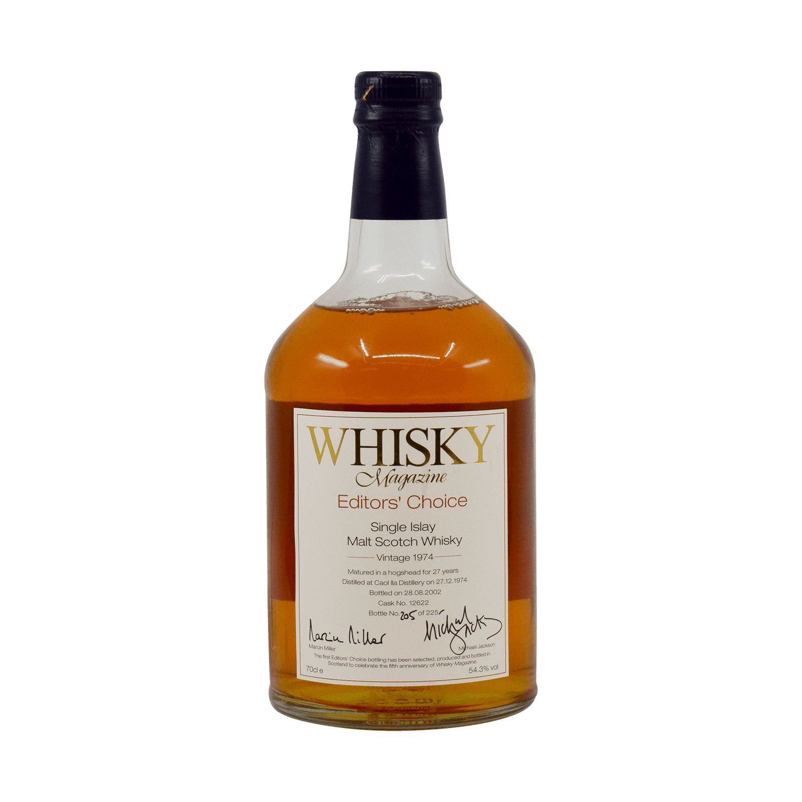 Caol Ila 1974 27 Year Old 'Editors' Choice, Whisky Magazine' Signatory Vintage 54.30% 70cl