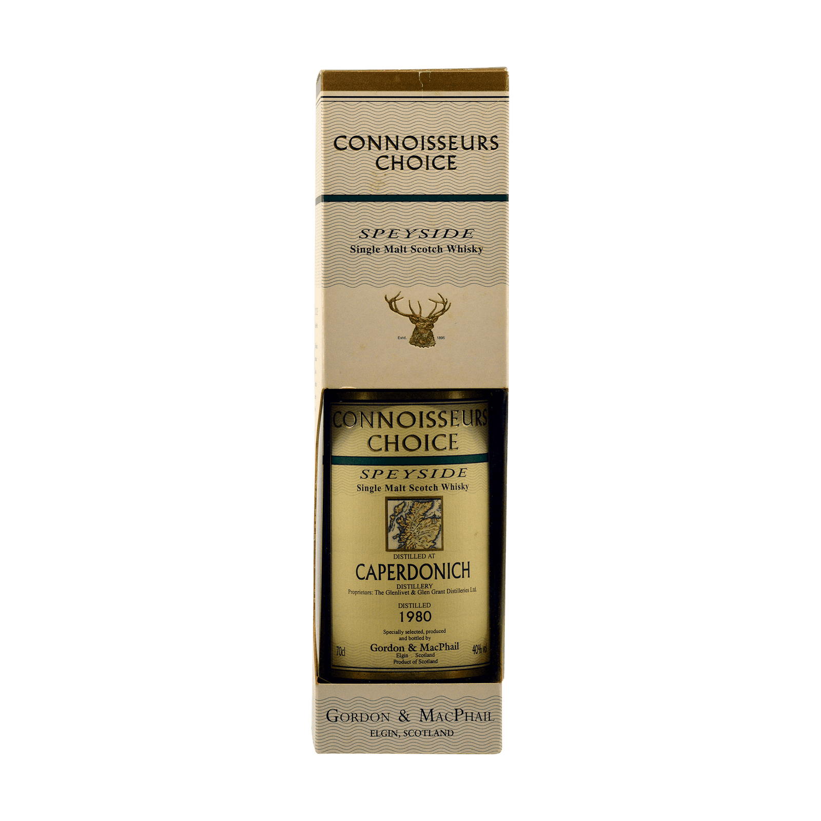 Caperdonich 1980 18 Year Old 'Connoisseurs Choice' Gordon & MacPhail 40.00%