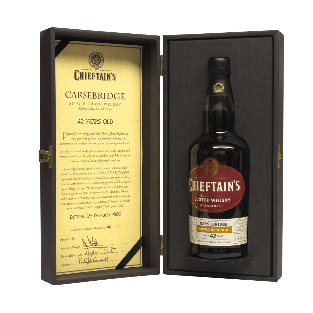 Carsebridge 1960 42 Year Old Chieftain's 41.60%