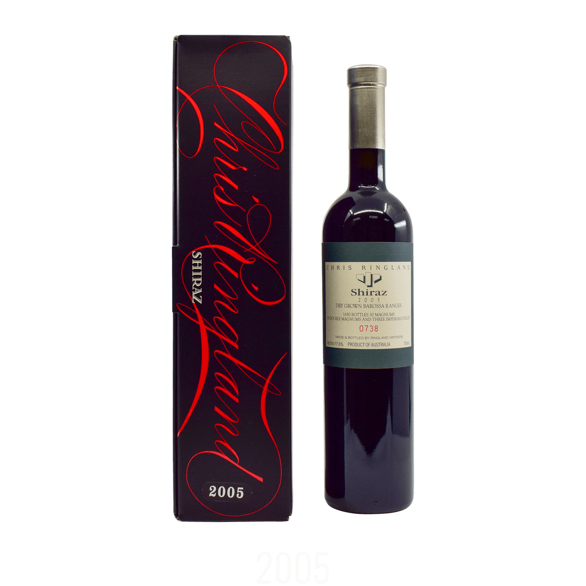 Chris Ringland (Three Rivers) Dry Grown Shiraz 2005 17.60% 75cl