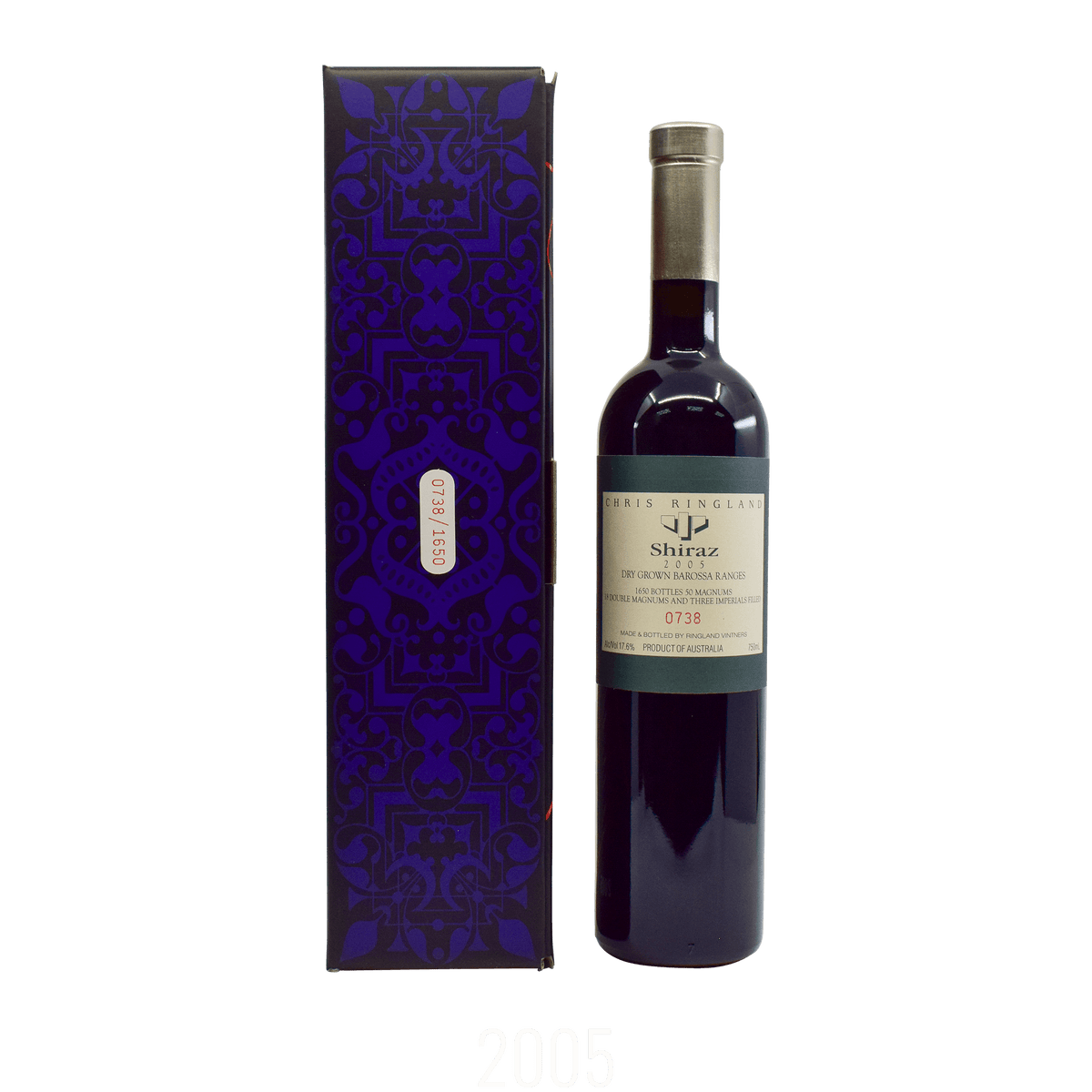 Chris Ringland (Three Rivers) Dry Grown Shiraz 2005 17.60% 75cl