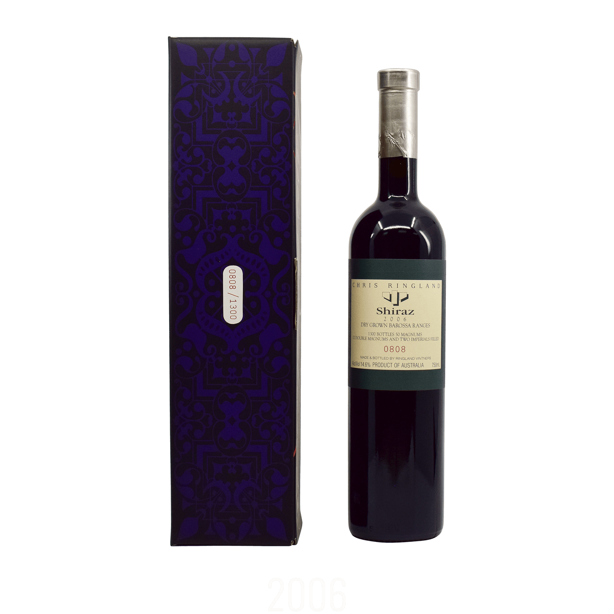 Chris Ringland (Three Rivers) Dry Grown Shiraz 2006 14.60% 75cl