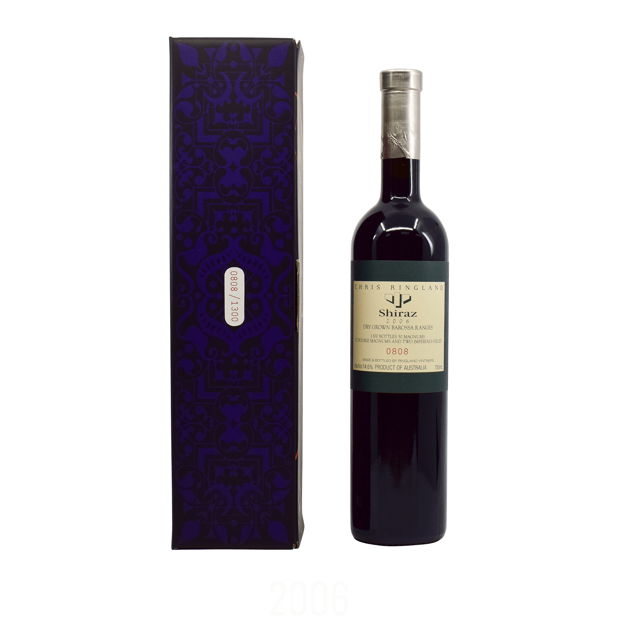 Chris Ringland Three Rivers Dry Grown Shiraz 2006 14.60 75cl