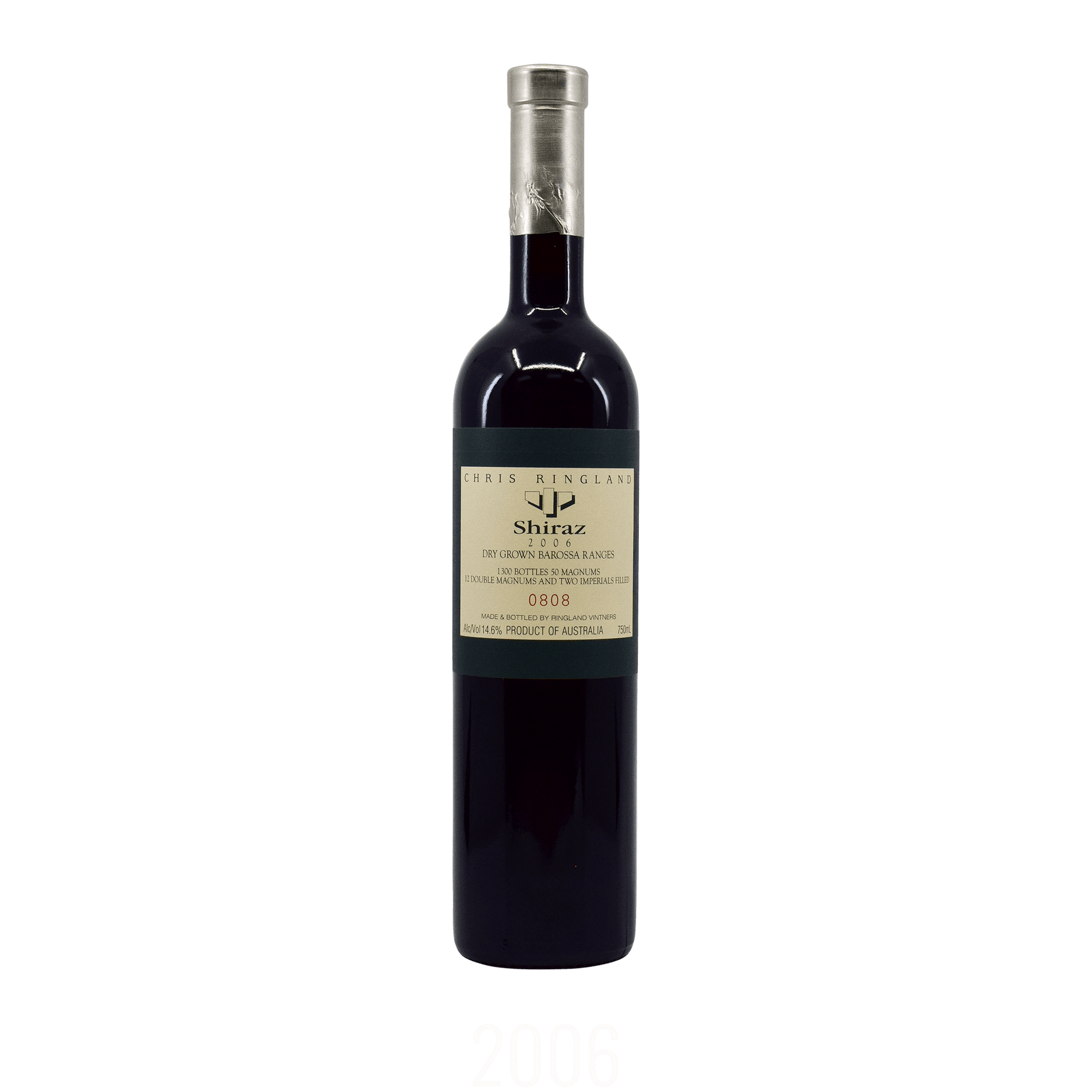 Chris Ringland (Three Rivers) Dry Grown Shiraz 2006 14.60% 75cl