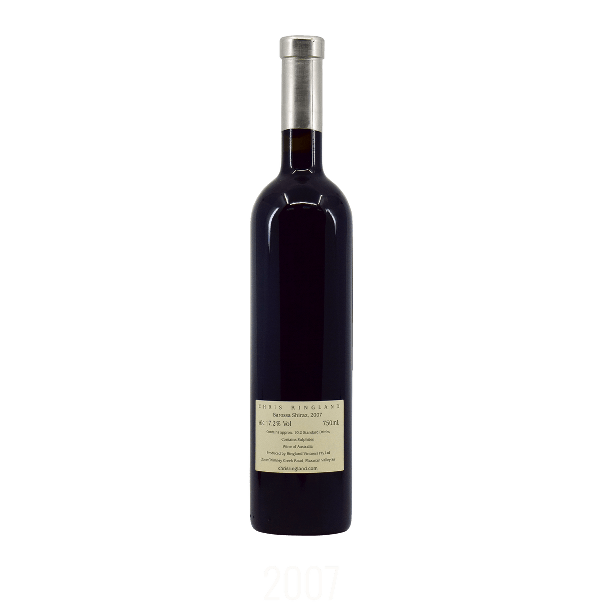 Chris Ringland (Three Rivers) Dry Grown Shiraz 2007 17.20% 75cl