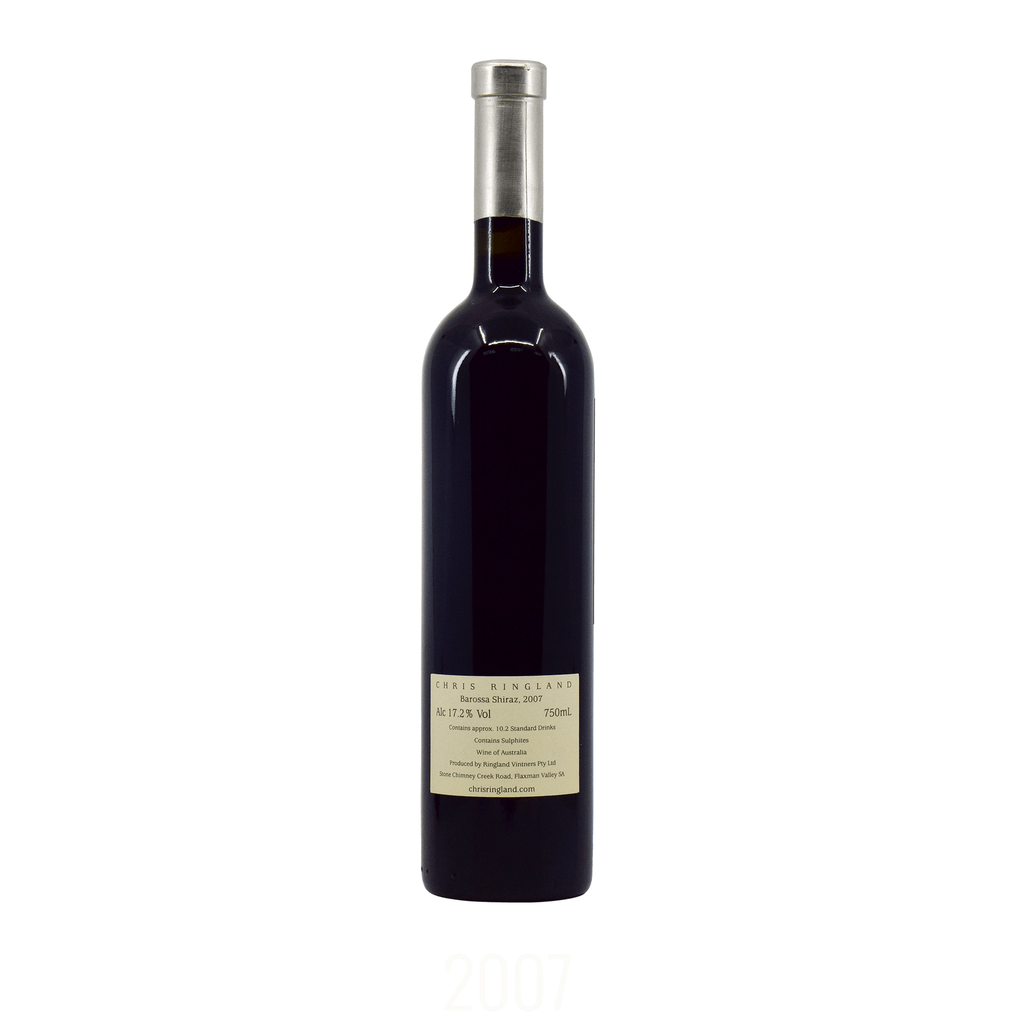 Chris Ringland (Three Rivers) Dry Grown Shiraz 2007 17.20% 75cl