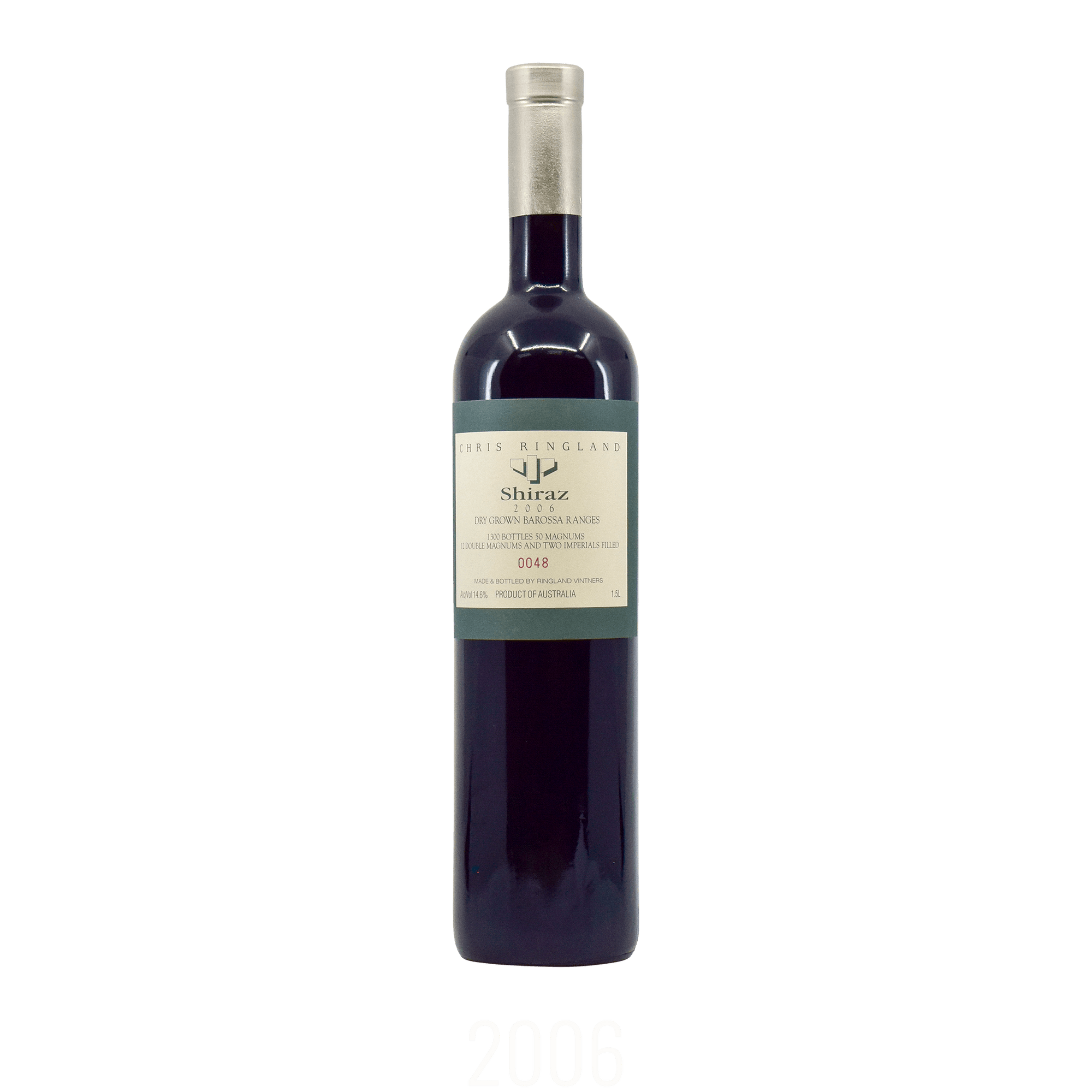 Chris Ringland (Three Rivers) Dry Grown Shiraz 2006 14.60% 150cl