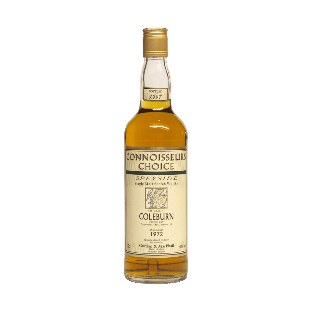 Coleburn 1972 25 Year Old &#39;Connoisseurs Choice&#39; Gordon &amp; McPhail 40.00%