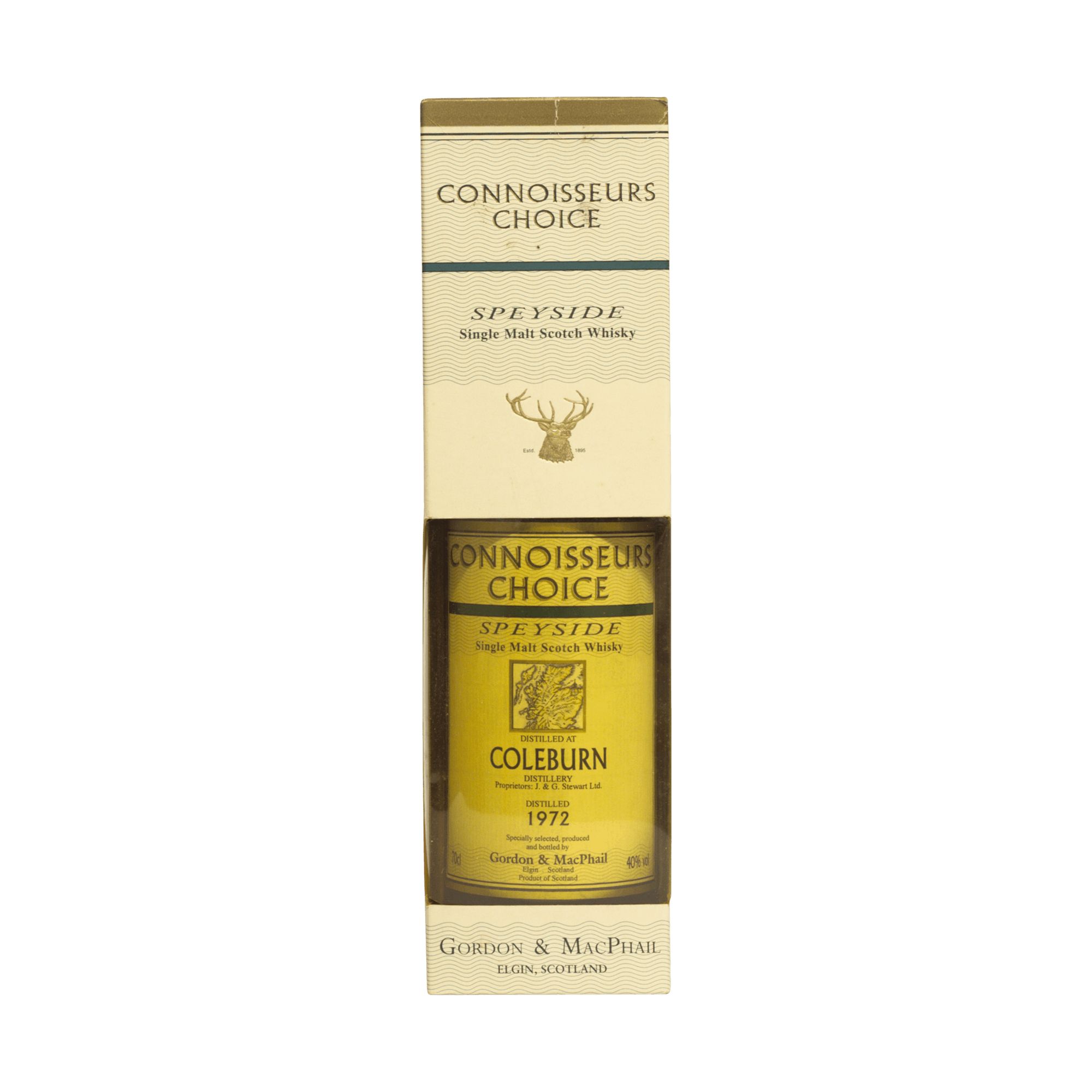 Coleburn 1972 25 Year Old 'Connoisseurs Choice' Gordon & McPhail 40.00%