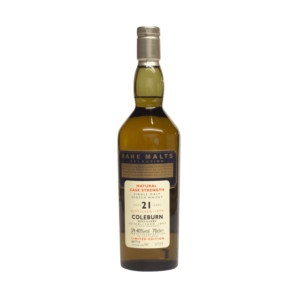 閉鎖系 コールバーンCOLEBURN 1979 21年 59.40% 700mL UD社 レアモルト