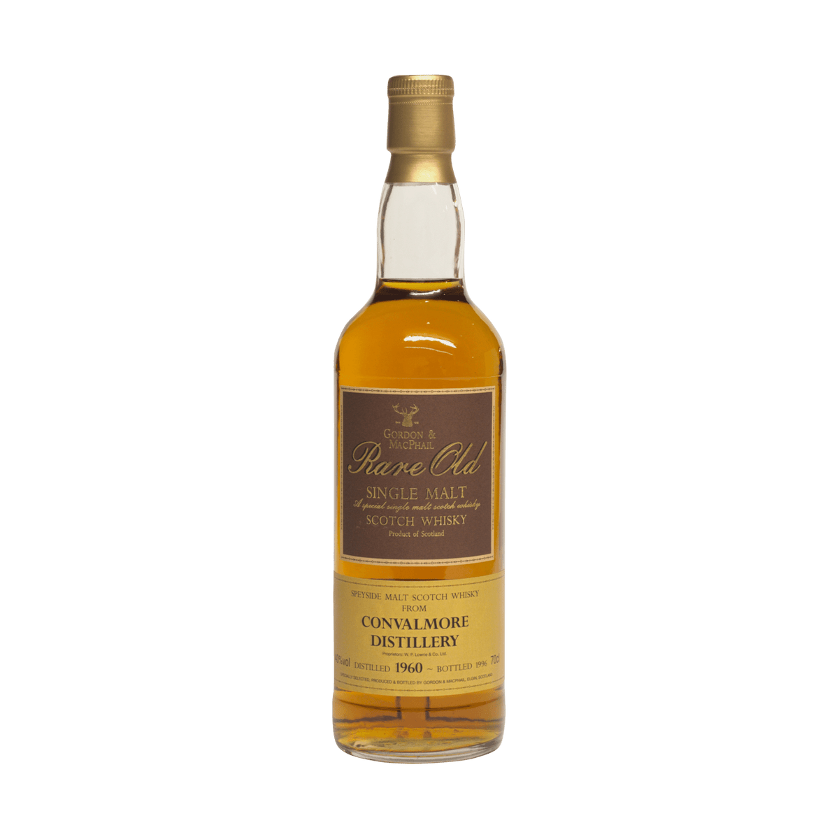 Convalmore 1960 36 Year Old &#39;Rare Old&#39; Gordon &amp; MacPhail 40.00%