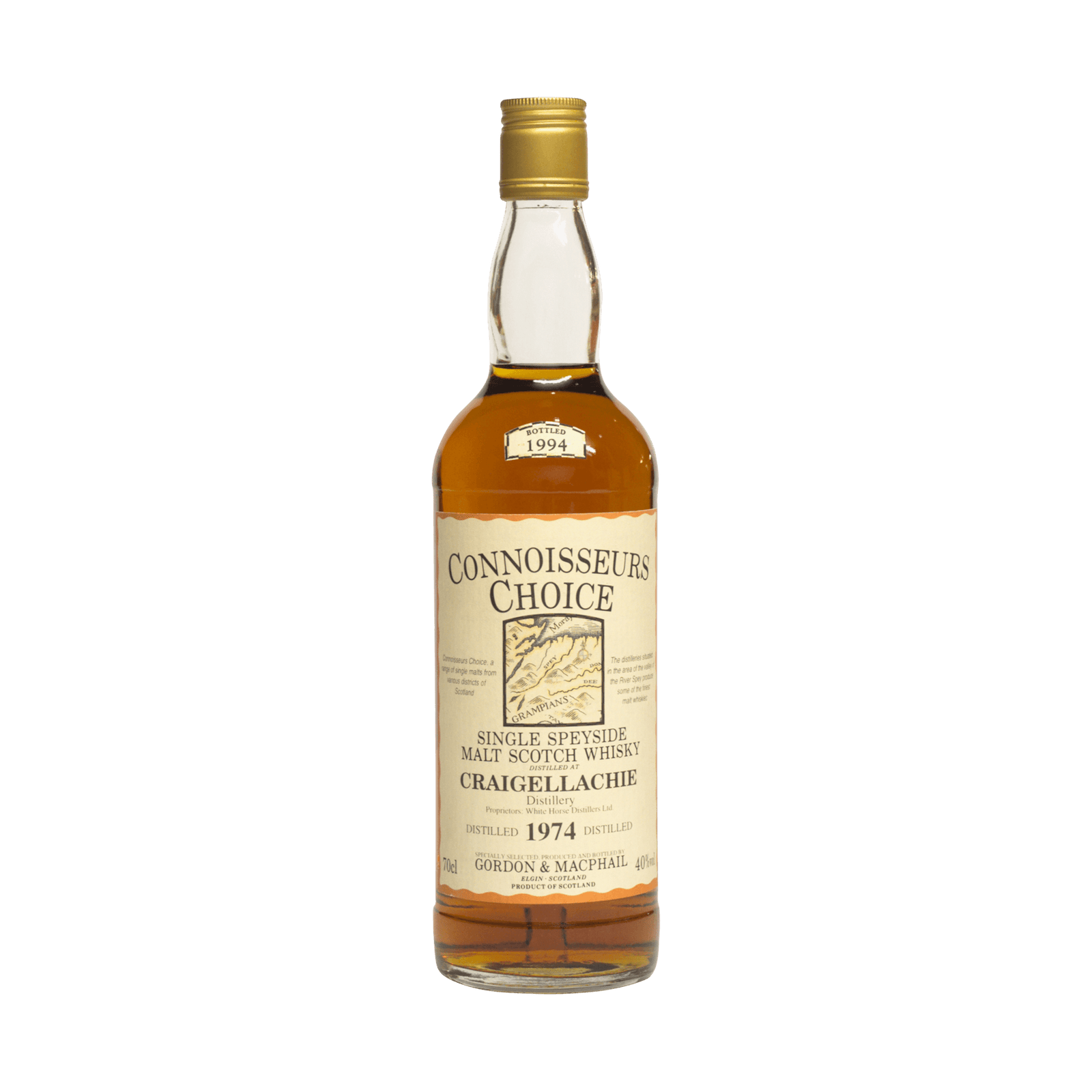 Craigellachie 1974 20 Year Old 'Connoisseurs Choice' Gordon & MacPhail 40.00%