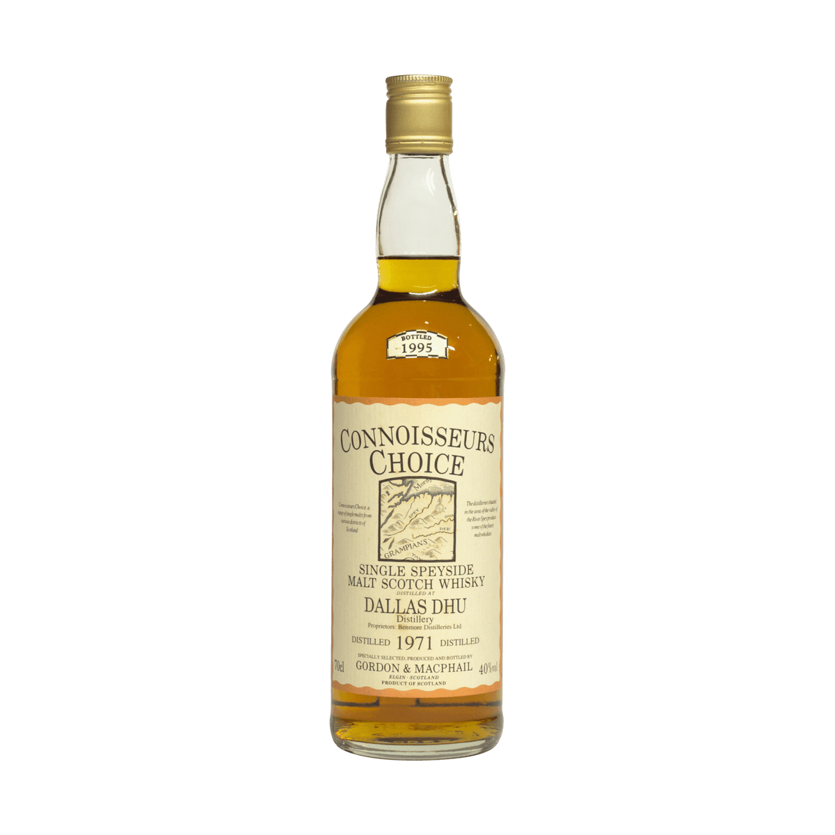 Dallas Dhu 1971 24 Year Old &#39;Connoisseurs Choice&#39; Gordon &amp; MacPhail 40.00%