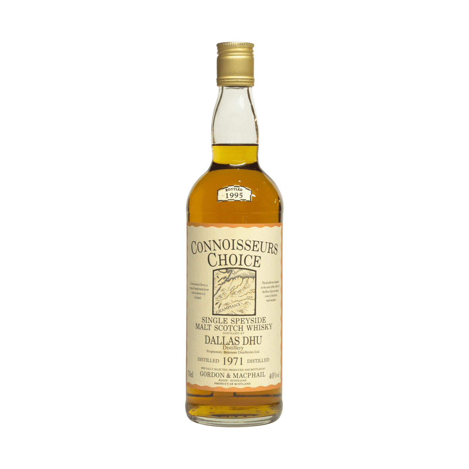 Dallas Dhu 1971 24 Year Old 'Connoisseurs Choice' Gordon & MacPhail 40.00%
