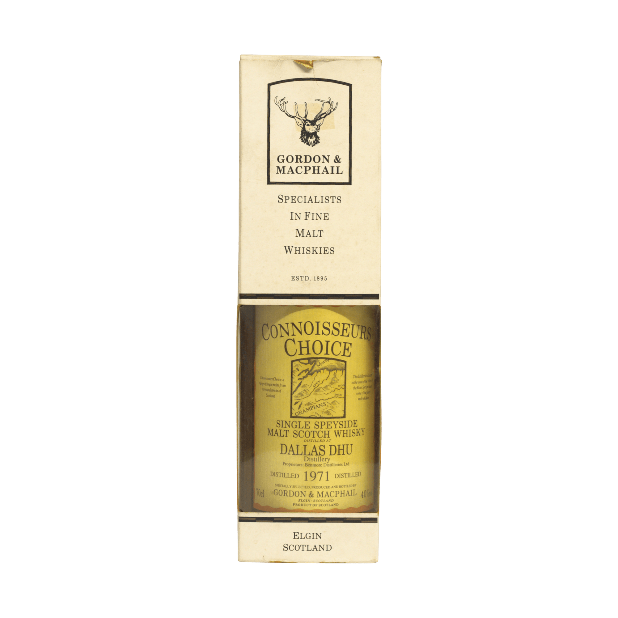 Dallas Dhu 1971 24 Year Old 'Connoisseurs Choice' Gordon & MacPhail 40.00%