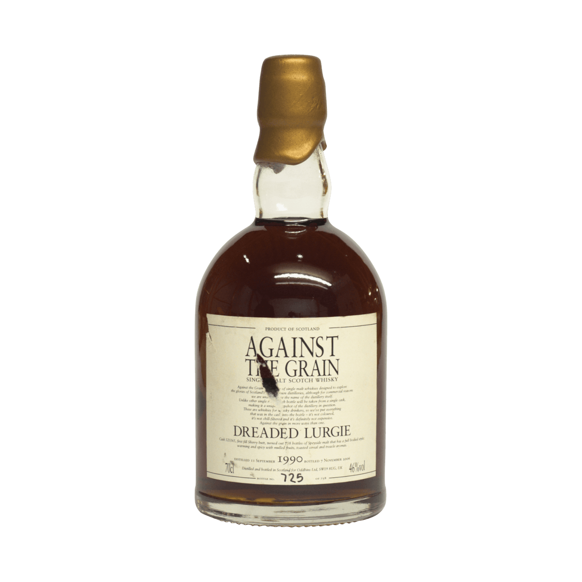 Dreaded Lurgie 1990 16 Year Old Against The Grain 46.00%
