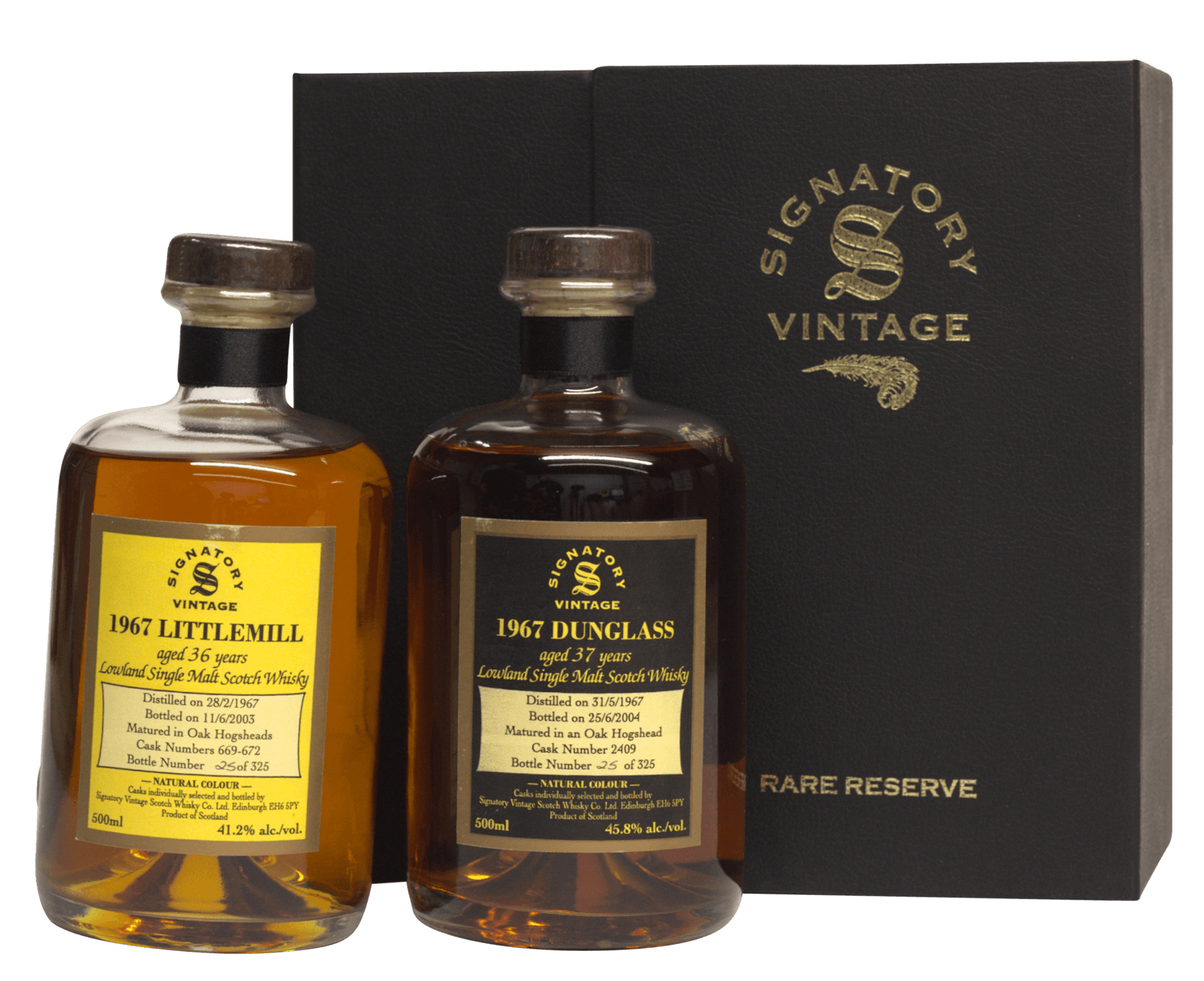 Dunglass & Littlemill 1967 36/37 Year Old Signatory Vintage SW 45.80%