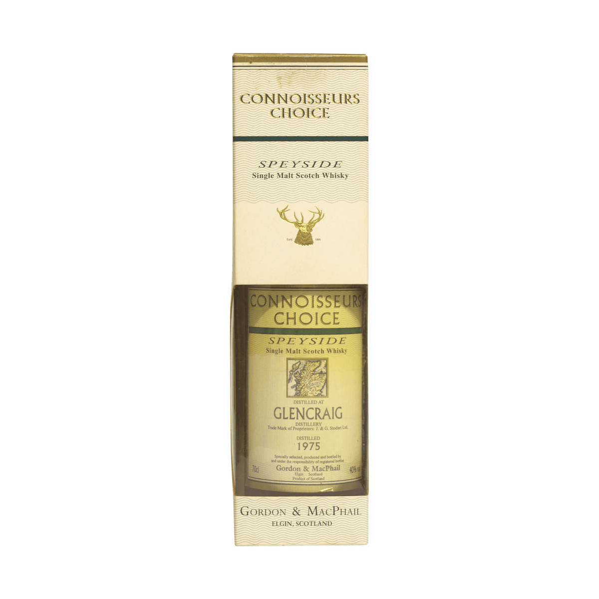 Glencraig 1975 24 Year Old 'Connoisseurs Choice' Gordon & MacPhail 40.00%