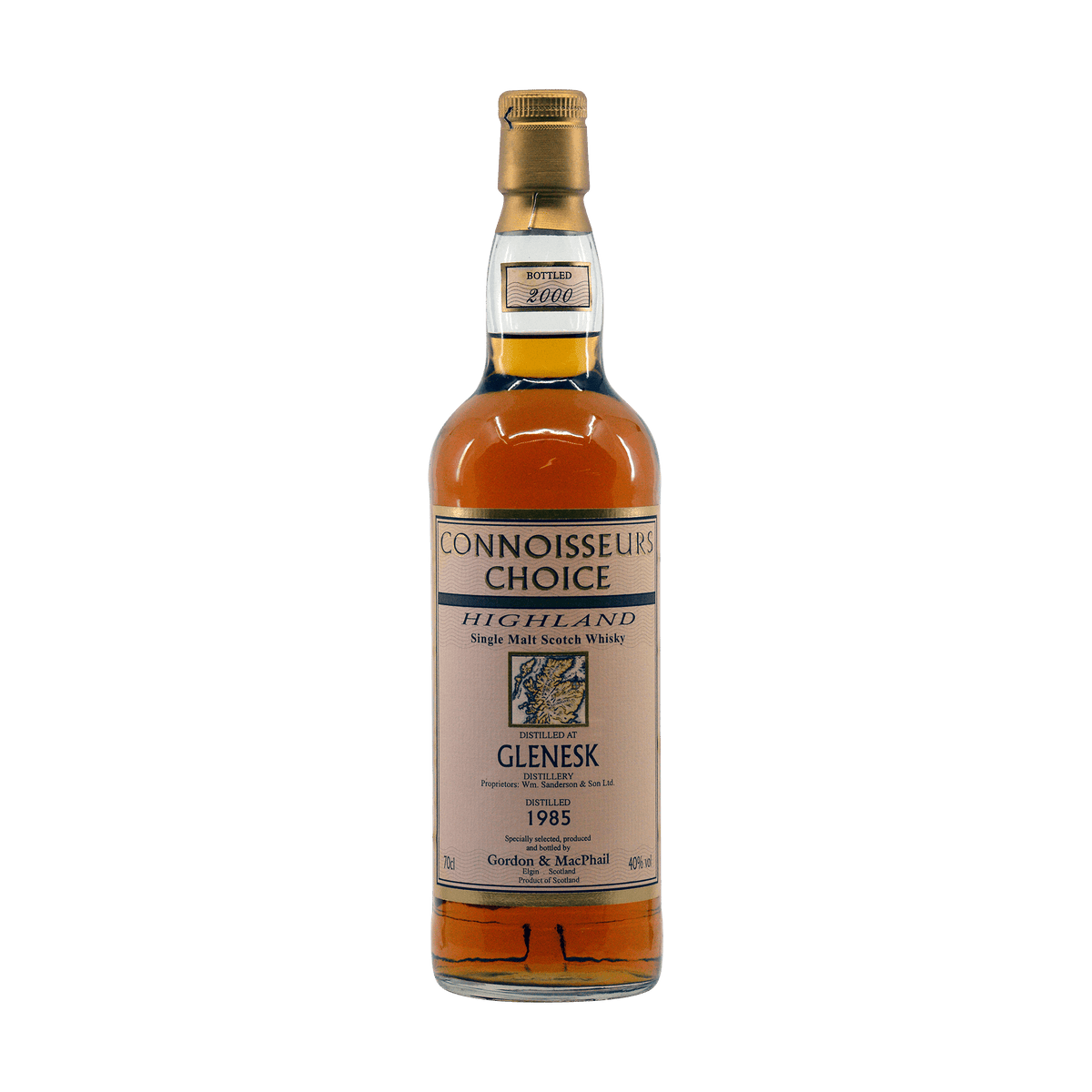 Glenesk 1985 25 Year Old &#39;Connoisseurs Choice&#39; Gordon &amp; MacPhail 40.00%