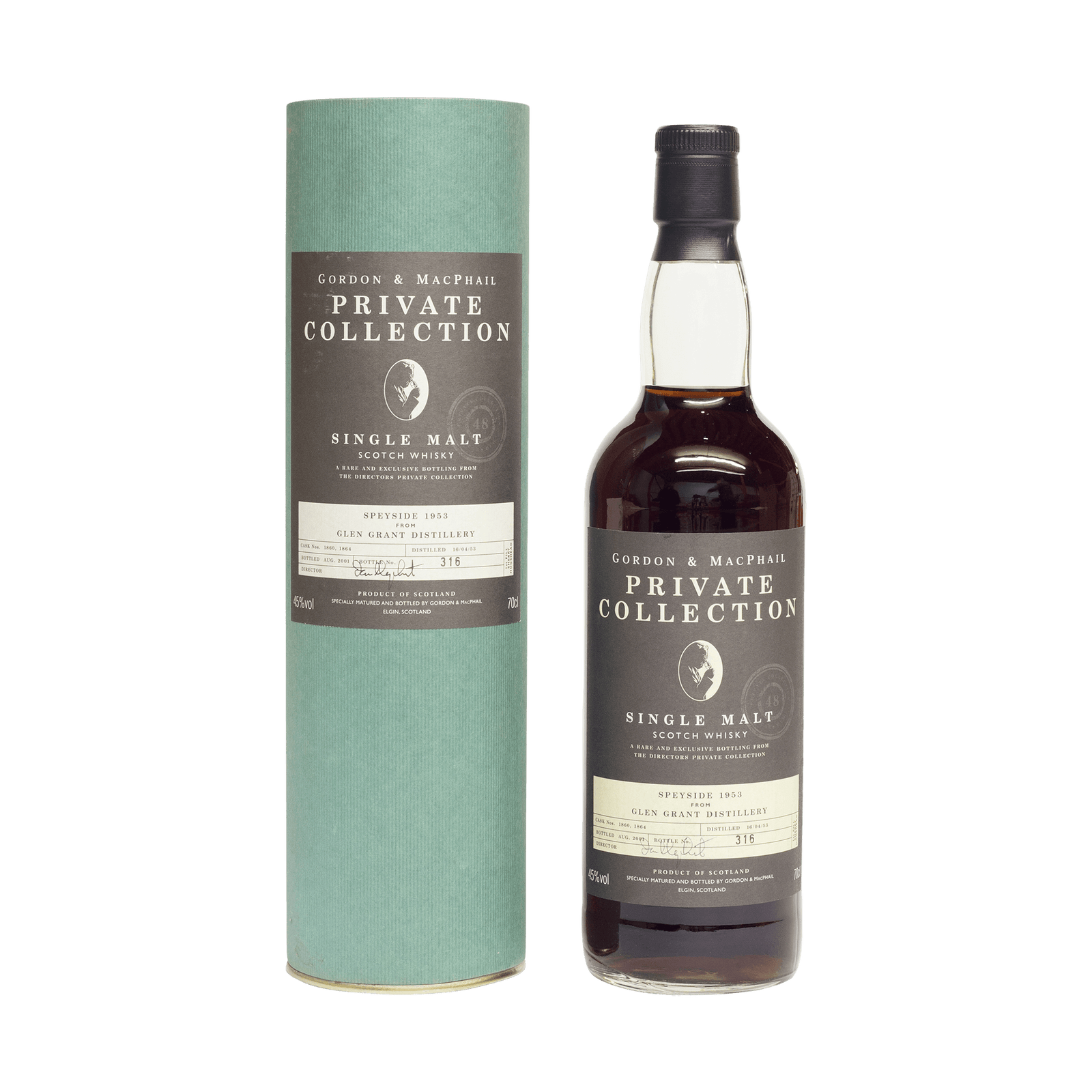 Glen Grant 1953 'Private Collection' Gordon & MacPhail 45.00%