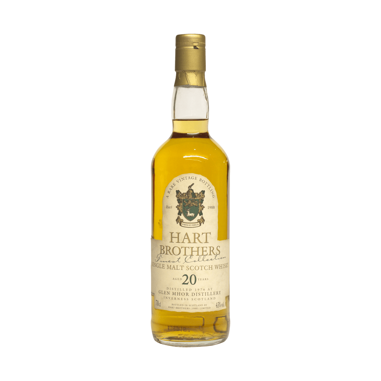 Glen Mhor 1976 20 Year Old Hart Brothers 43.00% 70cl