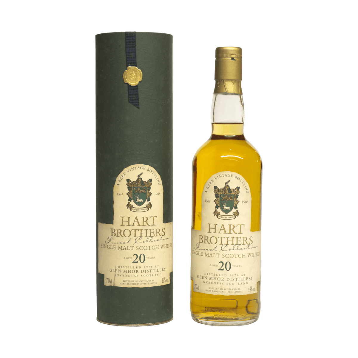 Glen Mhor 1976 20 Year Old Hart Brothers 43.00% 70cl