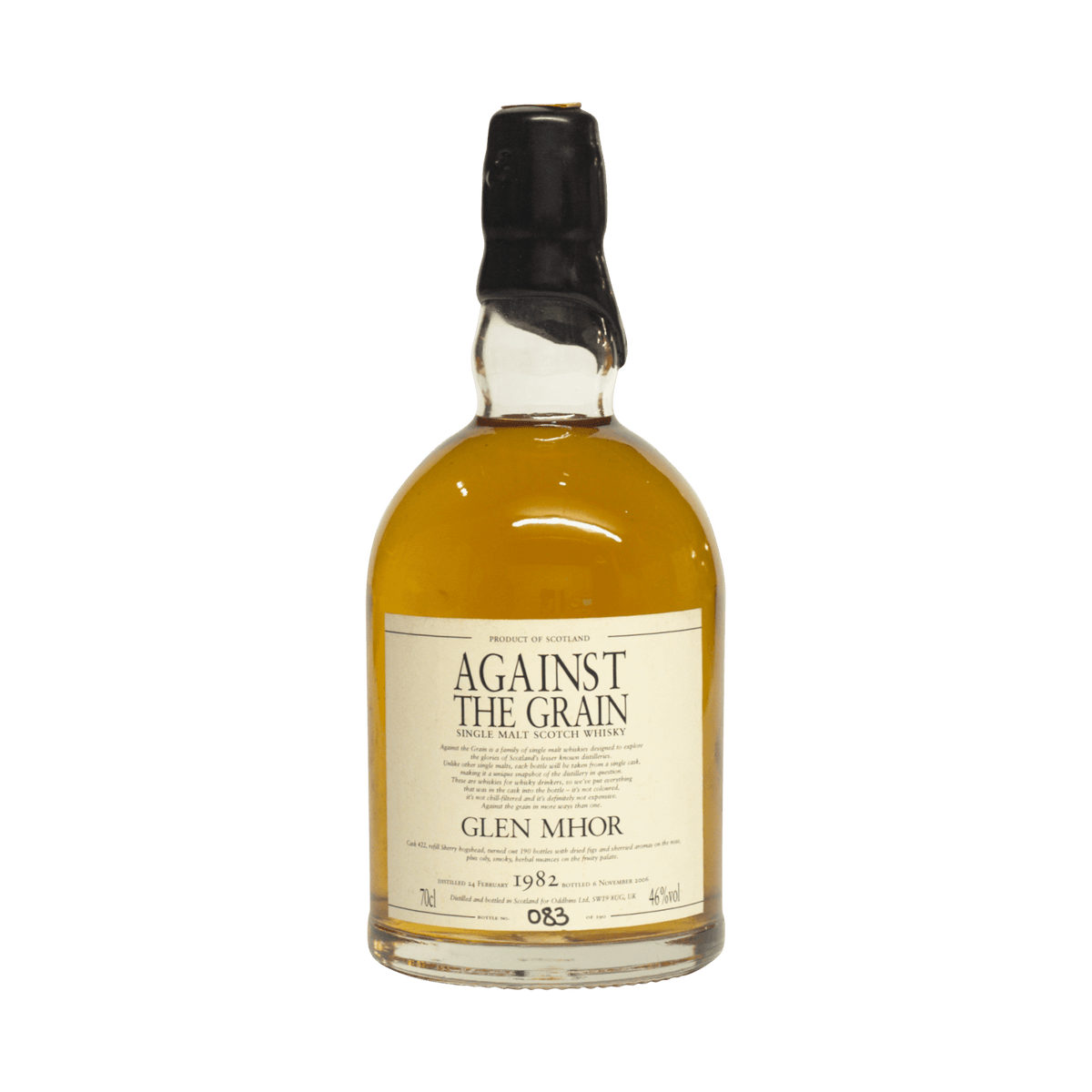 Against The Grain 1982 24 Year Old &#39;Glen Mhor&#39; 46.00%