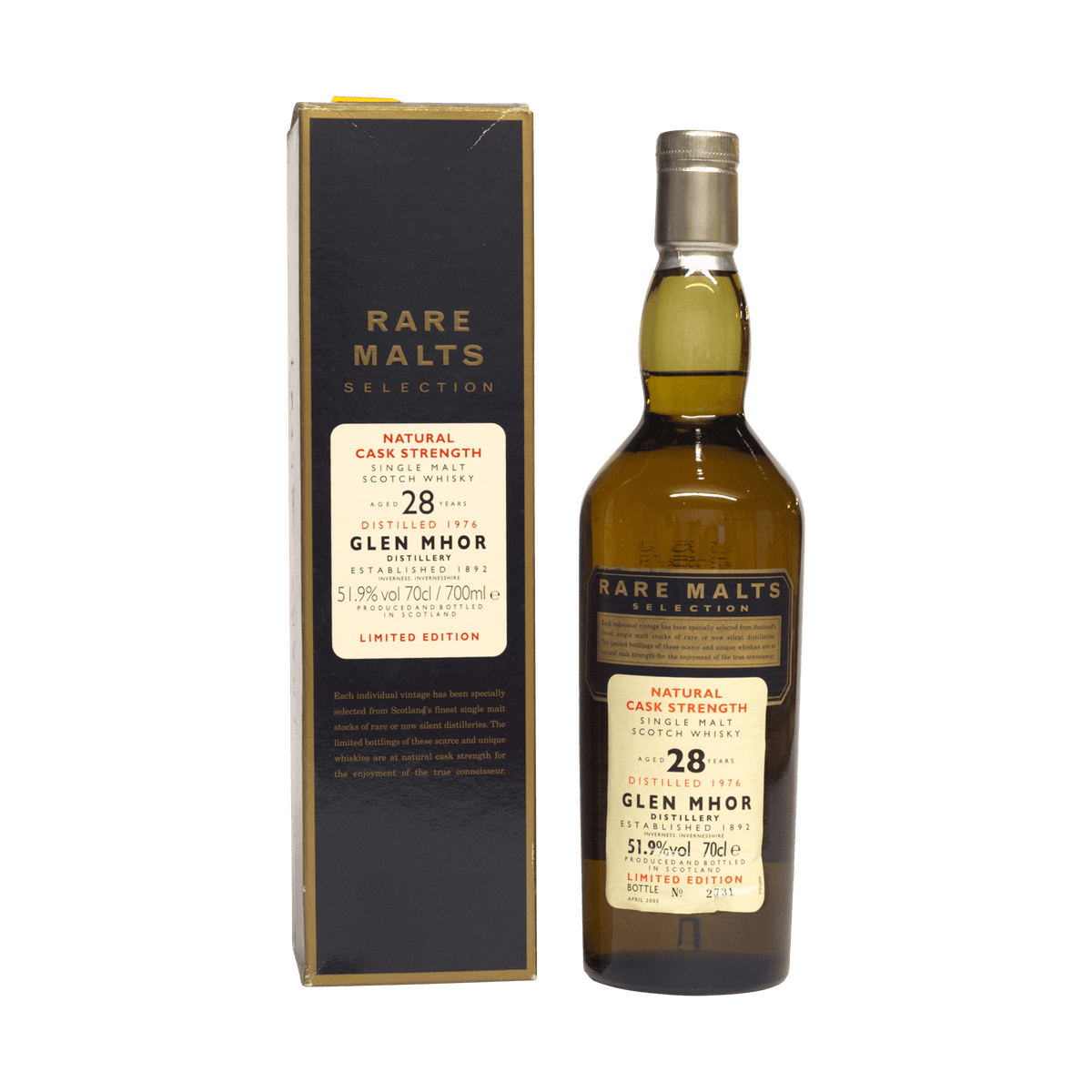 Glen Mhor 1976 28 Year Old Rare Malts Selection 51.90%