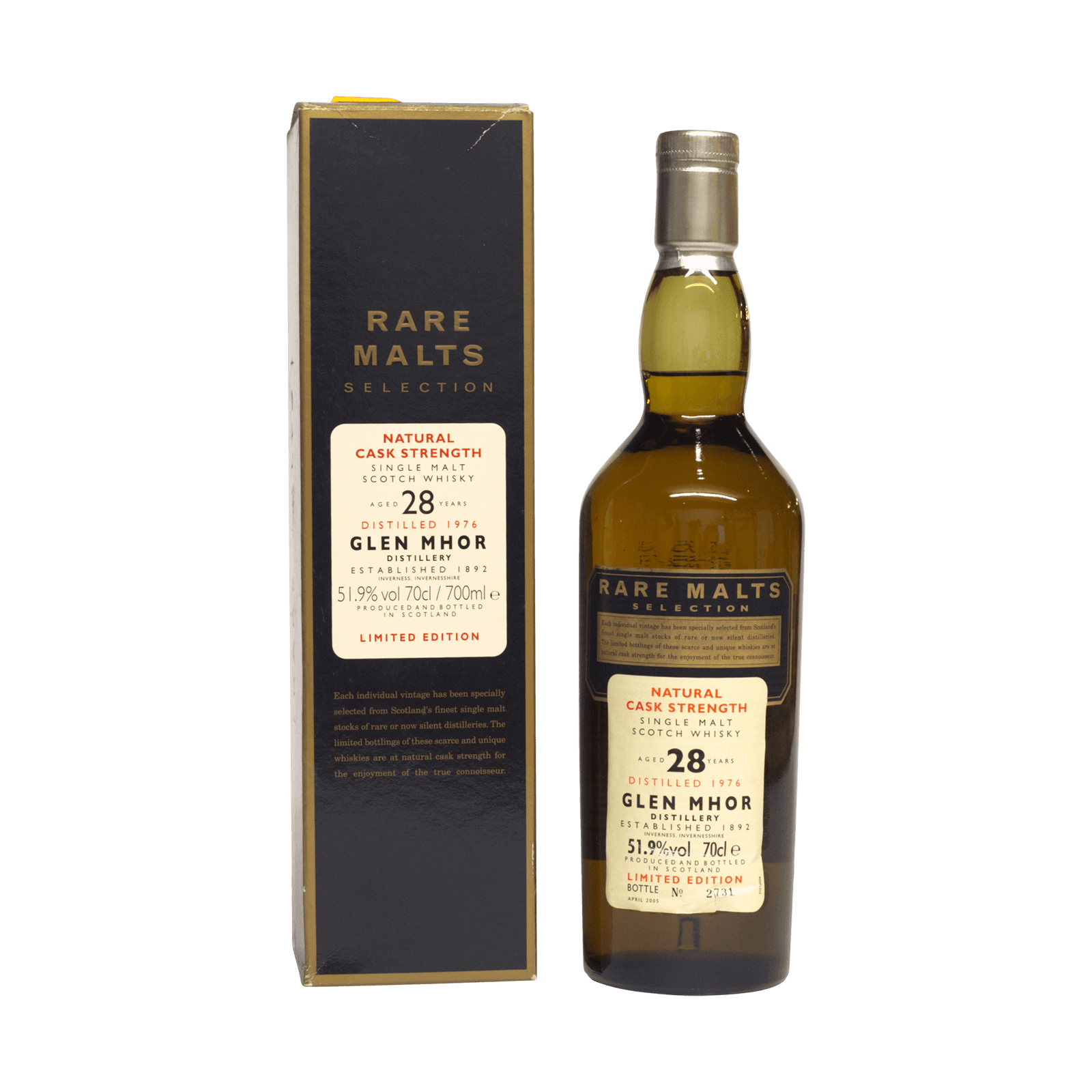 Glen Mhor 1976 28 Year Old Rare Malts Selection 51.90%