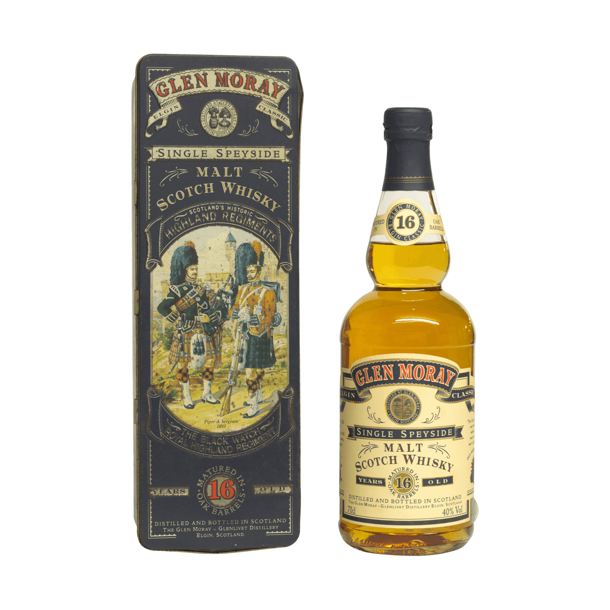 Glen Moray 16 Year Old Highland Regiments – The Black Watch 40.00%