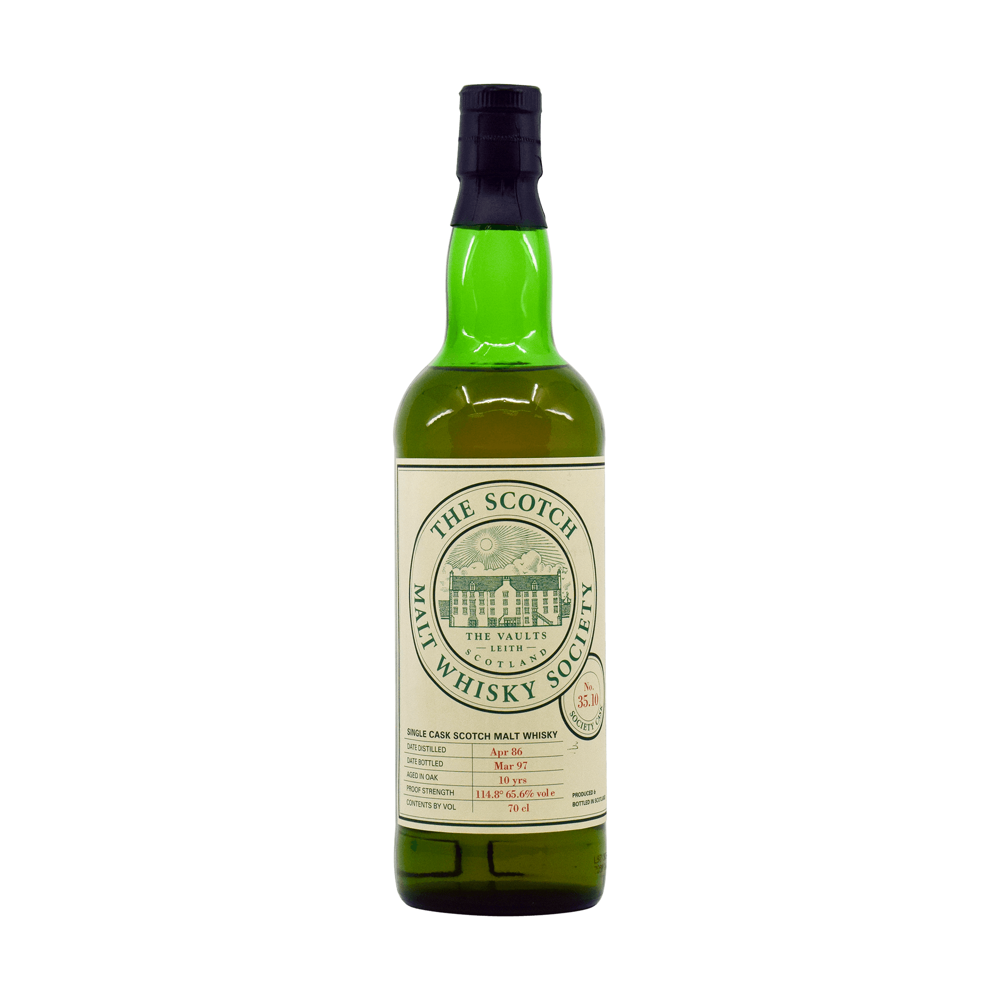 Glen Moray 1986 10 Year Old '35.10' SMWS 65.60% 70cl