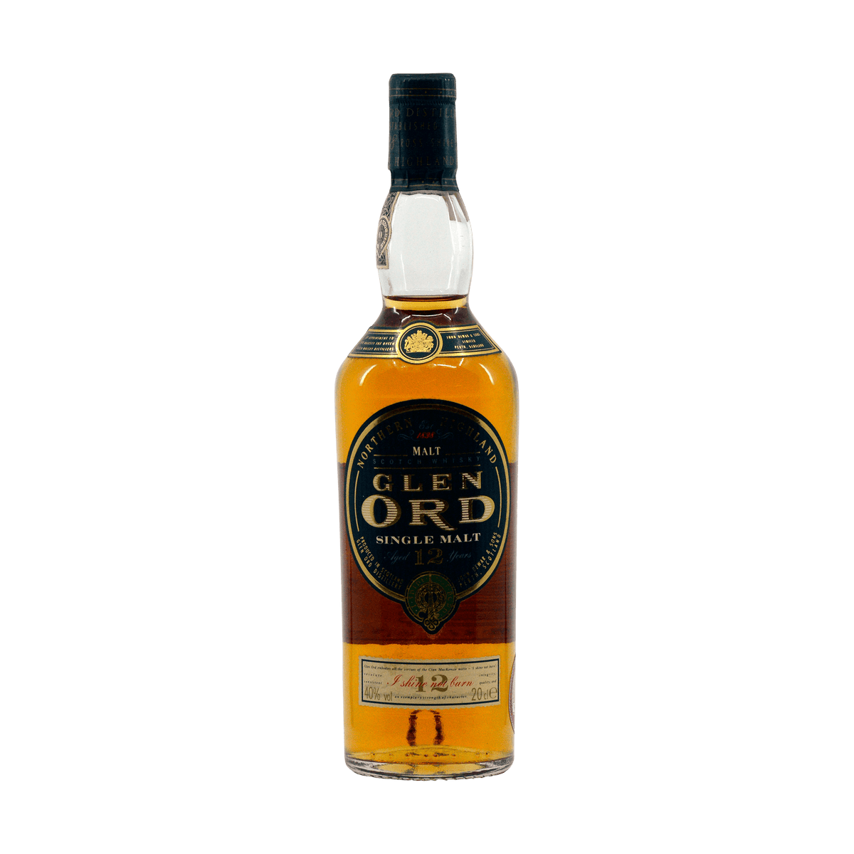 Glen Ord 12 Year Old 40.00% 20cl