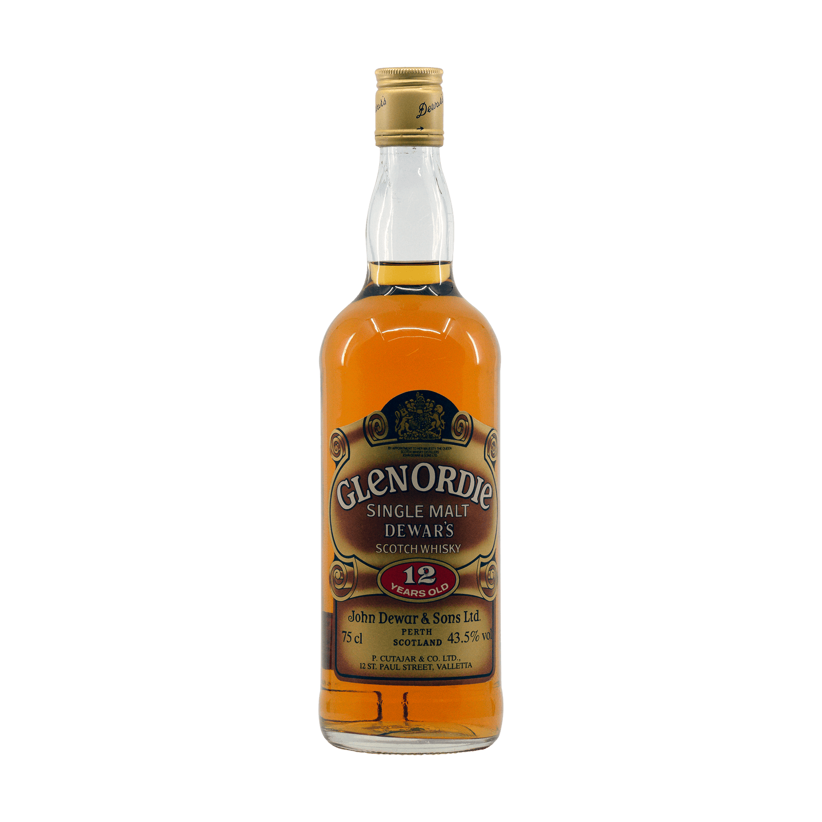 Glen Ordie 12 Year Old 43.50%