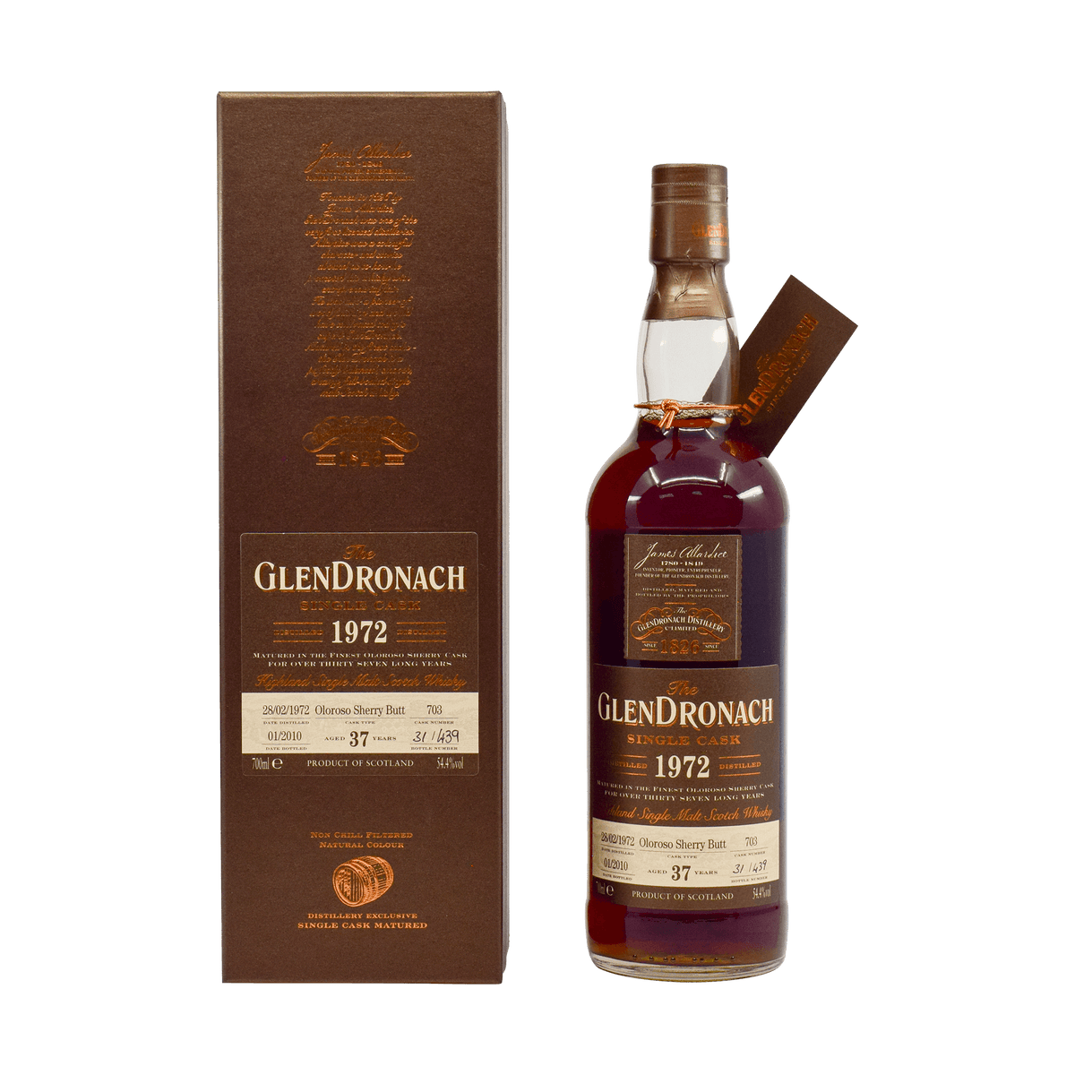 GlenDronach 1972 37 Year Old 54.40% 70cl
