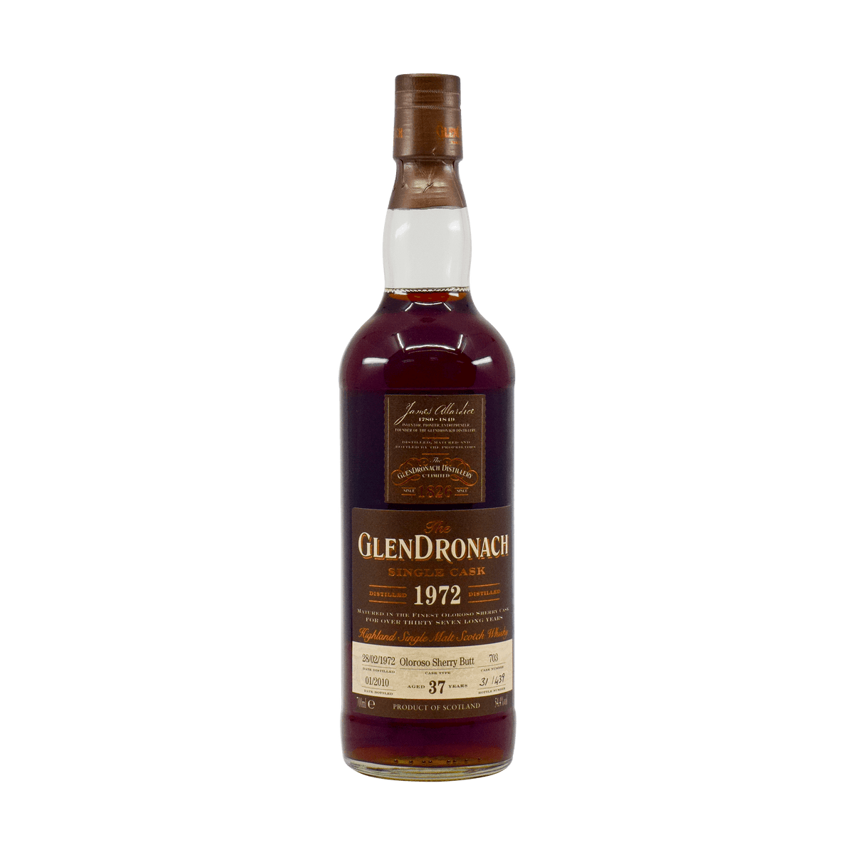 GlenDronach 1972 37 Year Old 54.40% 70cl