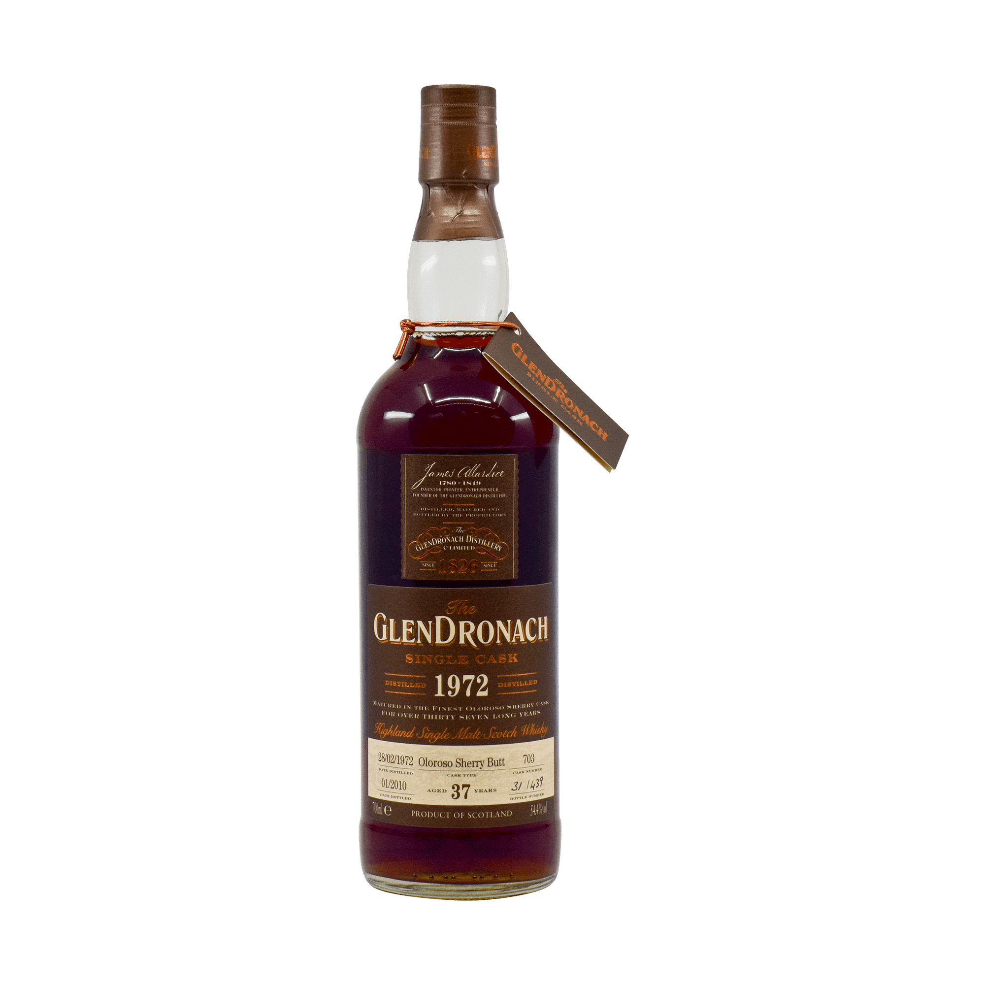 GlenDronach 1972 37 Year Old 54.40% 70cl