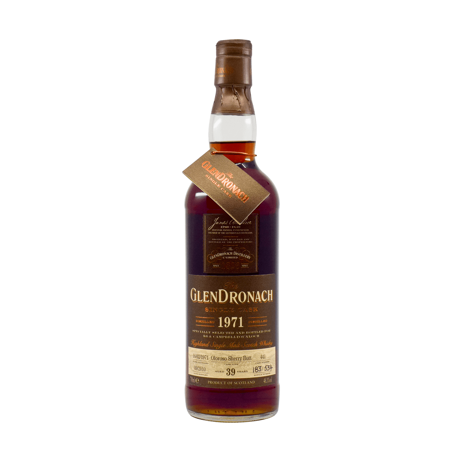 GlenDronach 1971 39 Year Old 48.10% 70cl