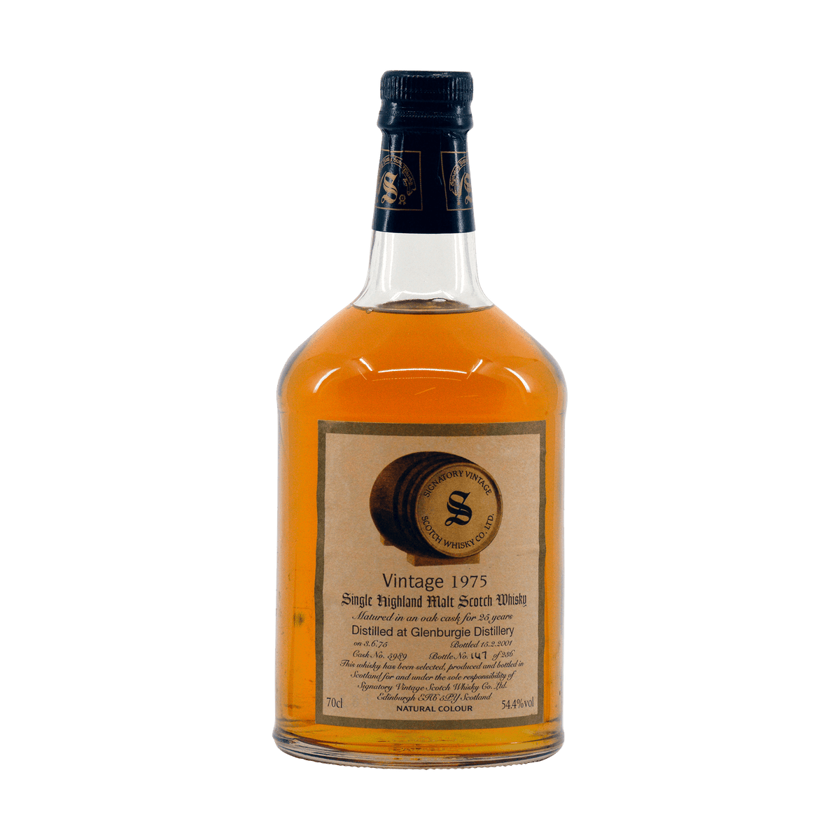 Glenburgie 1975 25 Year Old Signatory Vintage SW 54.40%