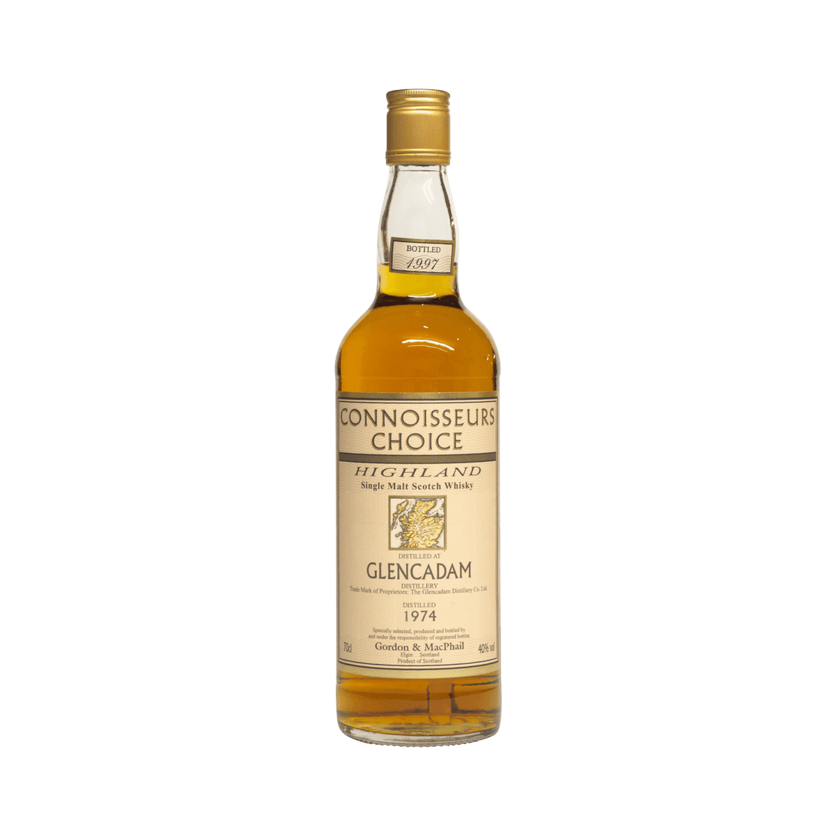 Glencadam 1974 25 Year Old &#39;Connoisseurs Choice&#39; Gordon &amp; MacPhail 40.00%
