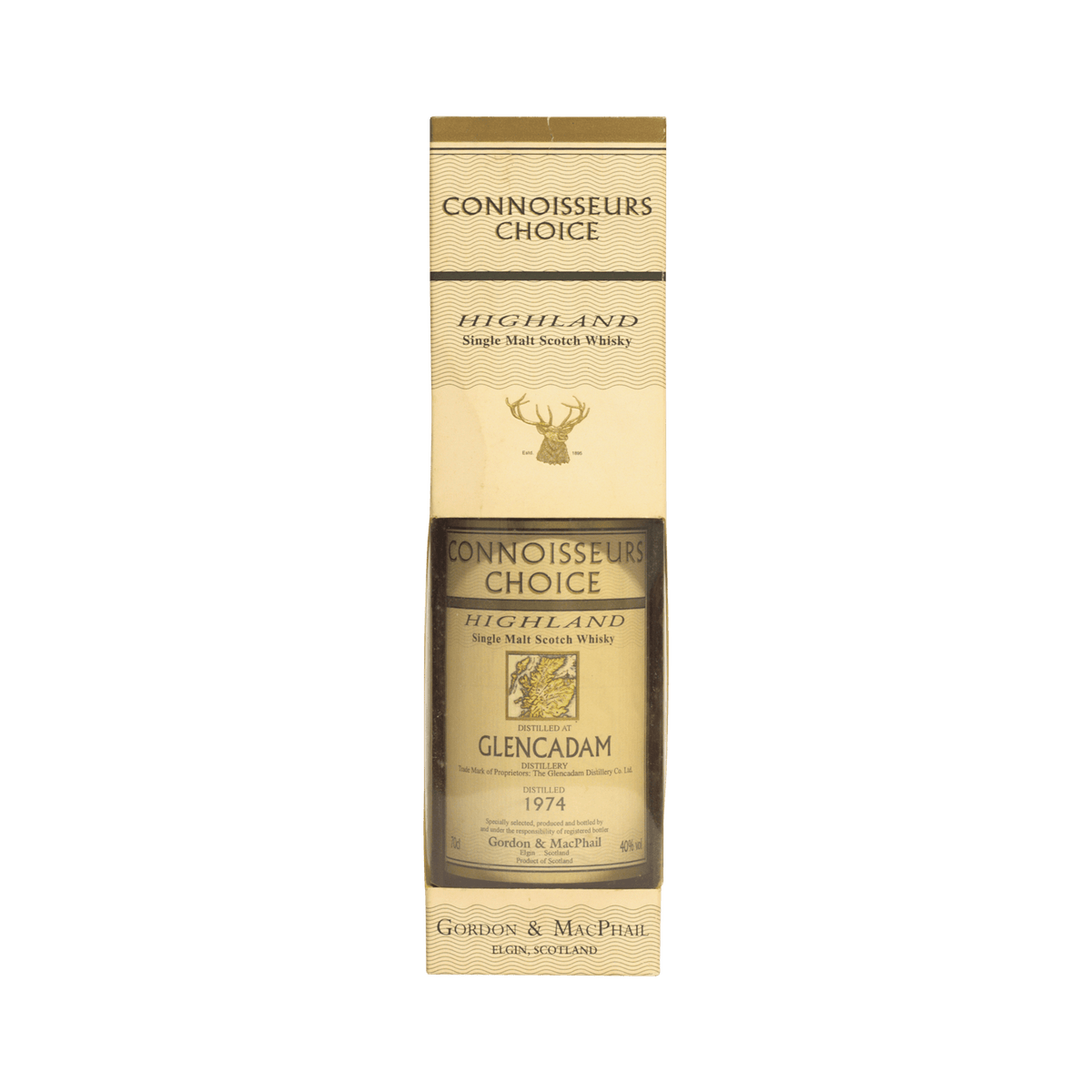 Glencadam 1974 25 Year Old 'Connoisseurs Choice' Gordon & MacPhail 40.00%