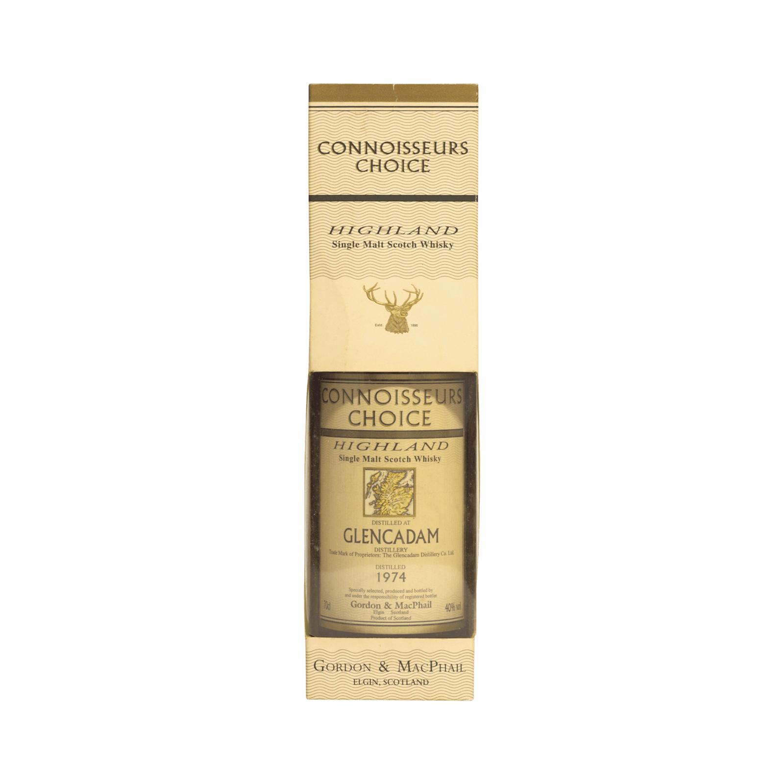 Glencadam 1974 25 Year Old 'Connoisseurs Choice' Gordon & MacPhail 40.00%