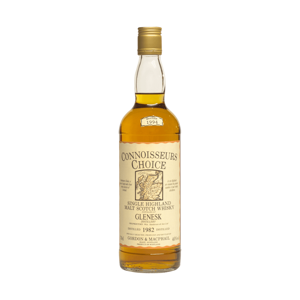 Glenesk 1982 12 Year Old &#39;Connoisseurs Choice&#39; Gordon &amp; MacPhail 40.00%